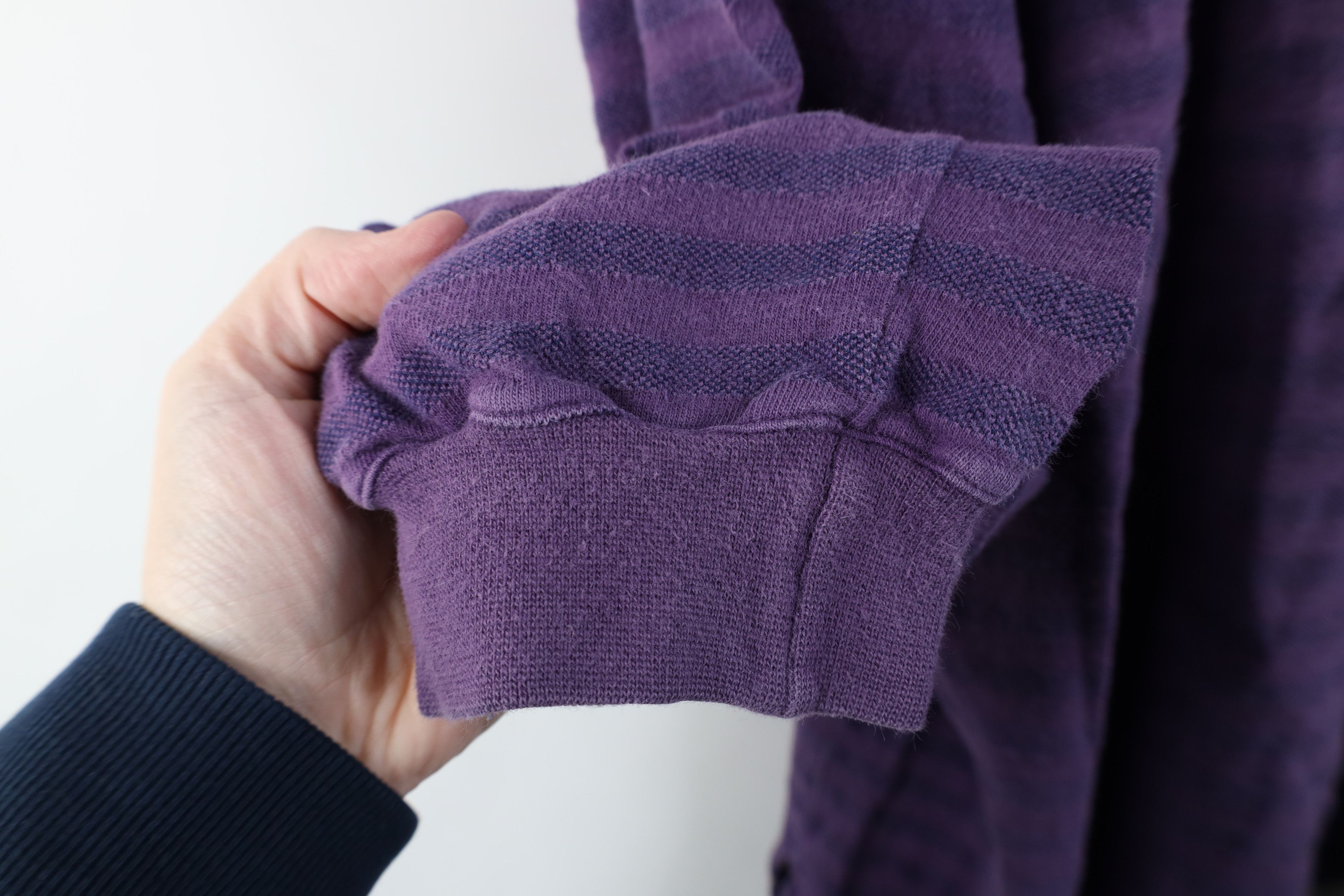 Eddie Bauer Vintage 90s Eddie Bauer Long Sleeve Rugby Polo Shirt Purple Size US XL / EU 56 / 4 - 10 Thumbnail