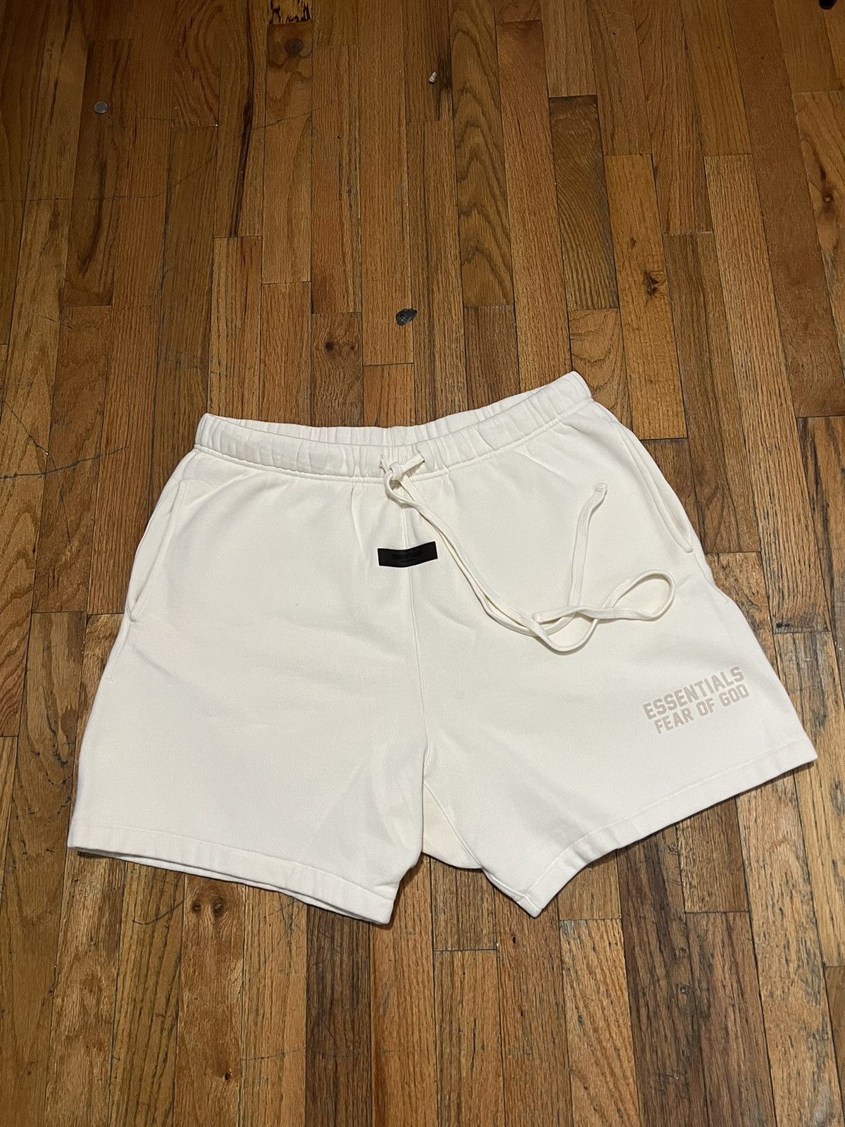 Fear Of God Essentials Egg Shell Shorts Size L