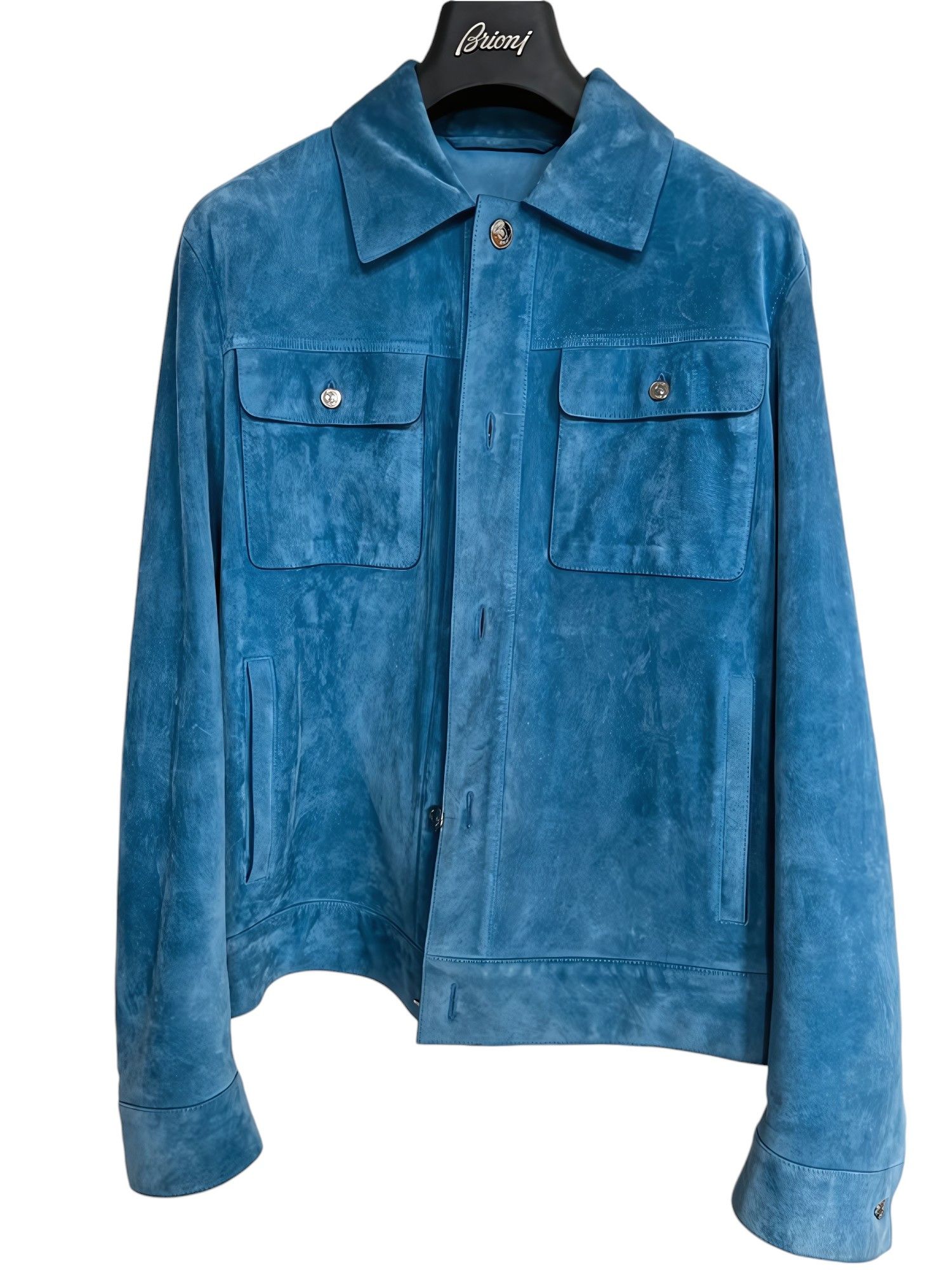 Brioni SUEDE LEATHER JACKET Size US M / EU 48-50 / 2 - 1 Thumbnail