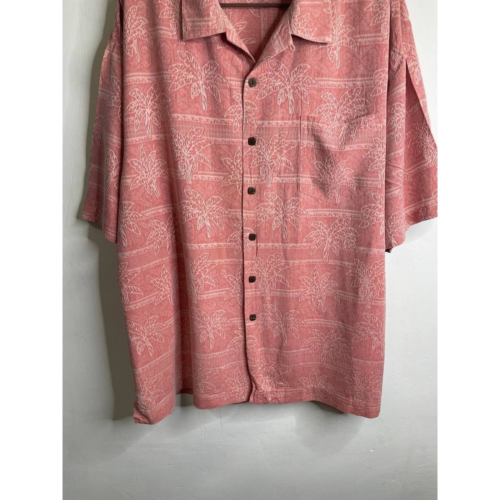 Vintage Vintage Bermuda Bay Silk Hawaiian Palm Tree XXL Island Style Size US XXL / EU 58 / 5 - 2 Thumbnail