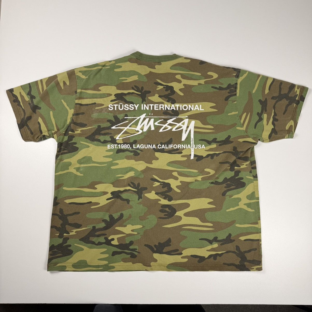 Stussy Stussy Camo International Tee Size US XL / EU 56 / 4 - 4 Thumbnail