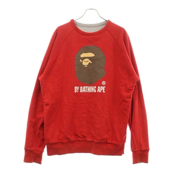 Bape VINTAGE BAPE REVERSIBLE CREWNECK SWEATSHIRT Size US L / EU 52-54 / 3 - 2 Thumbnail