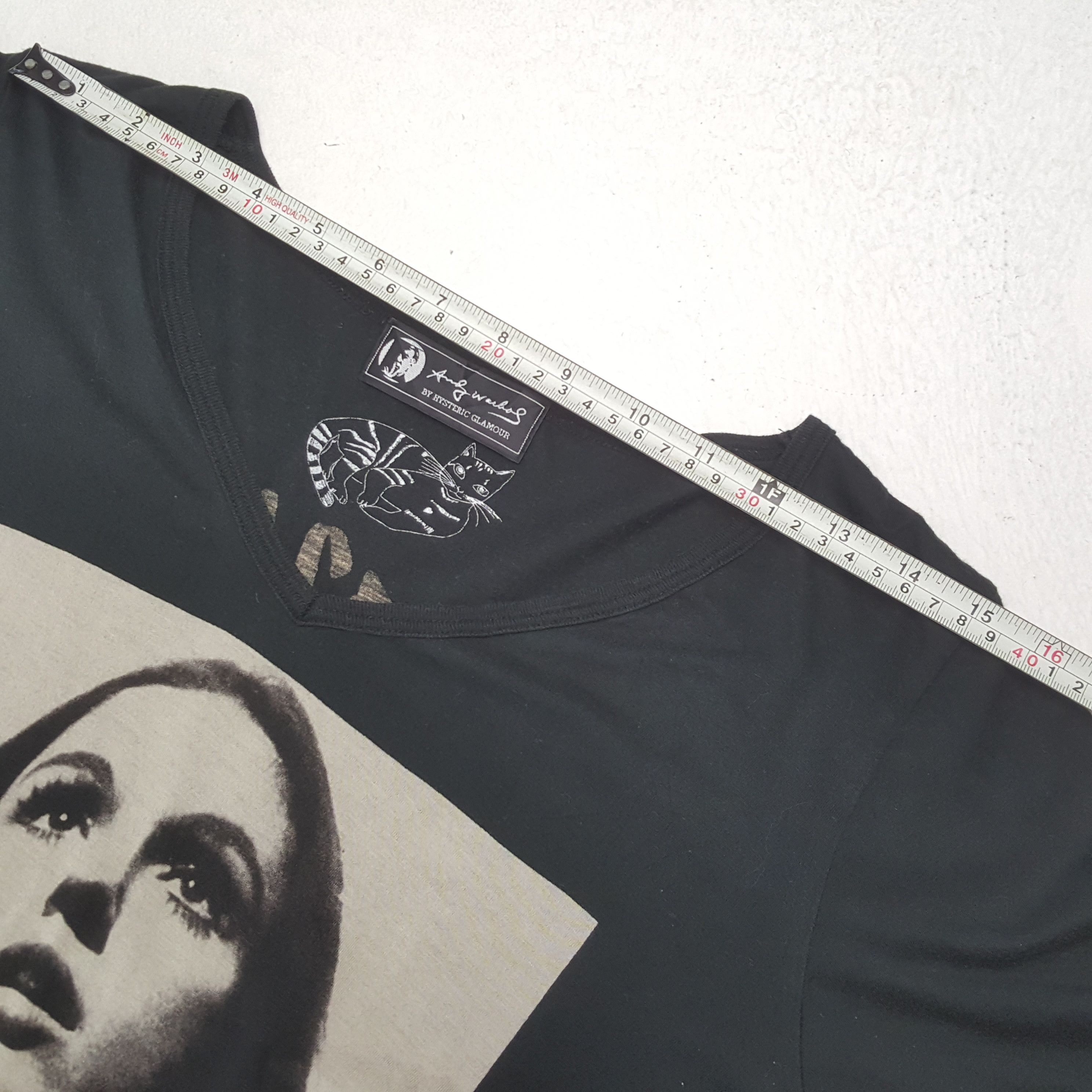 Andy Warhol × Hysteric Glamour × Vintage ANDY WARHOL x HYSTERIC GLAMOUR Japanese Brand Tshirt C285N27 Size XS / US 0-2 / IT 36-38 - 6 Thumbnail