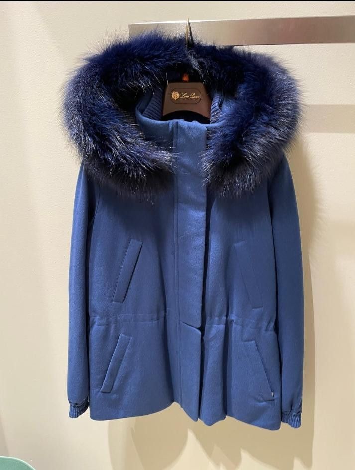 Loro Piana o1srvl11e0526 Icery Jacket in Blue Size M / US 6-8 / IT 42-44 - 1 Thumbnail
