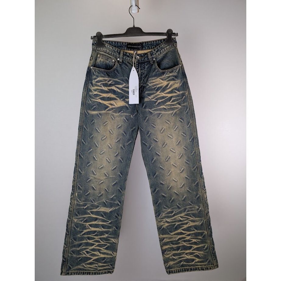 Who Decides War o1rshd1 Thread Plate Denim Jeans in Denim Size US 30 / EU 46 - 2 Thumbnail
