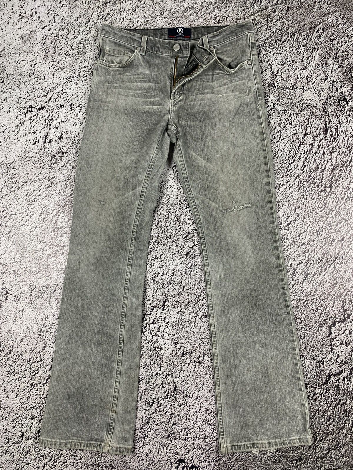 Vintage Vintage Y2K Bogner bootcut faded jeans streetwear Size 28" / US 6 / IT 42 - 4 Thumbnail