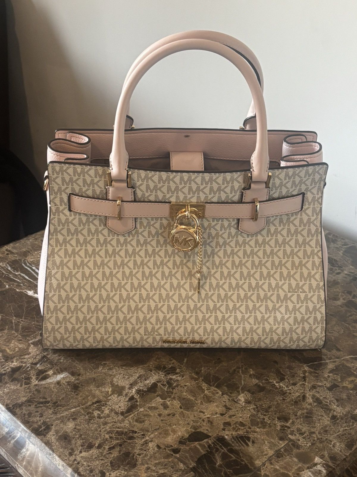 Michael Kors Micheal Kors Hamilton Satchel in blush Size ONE SIZE - 1 Thumbnail