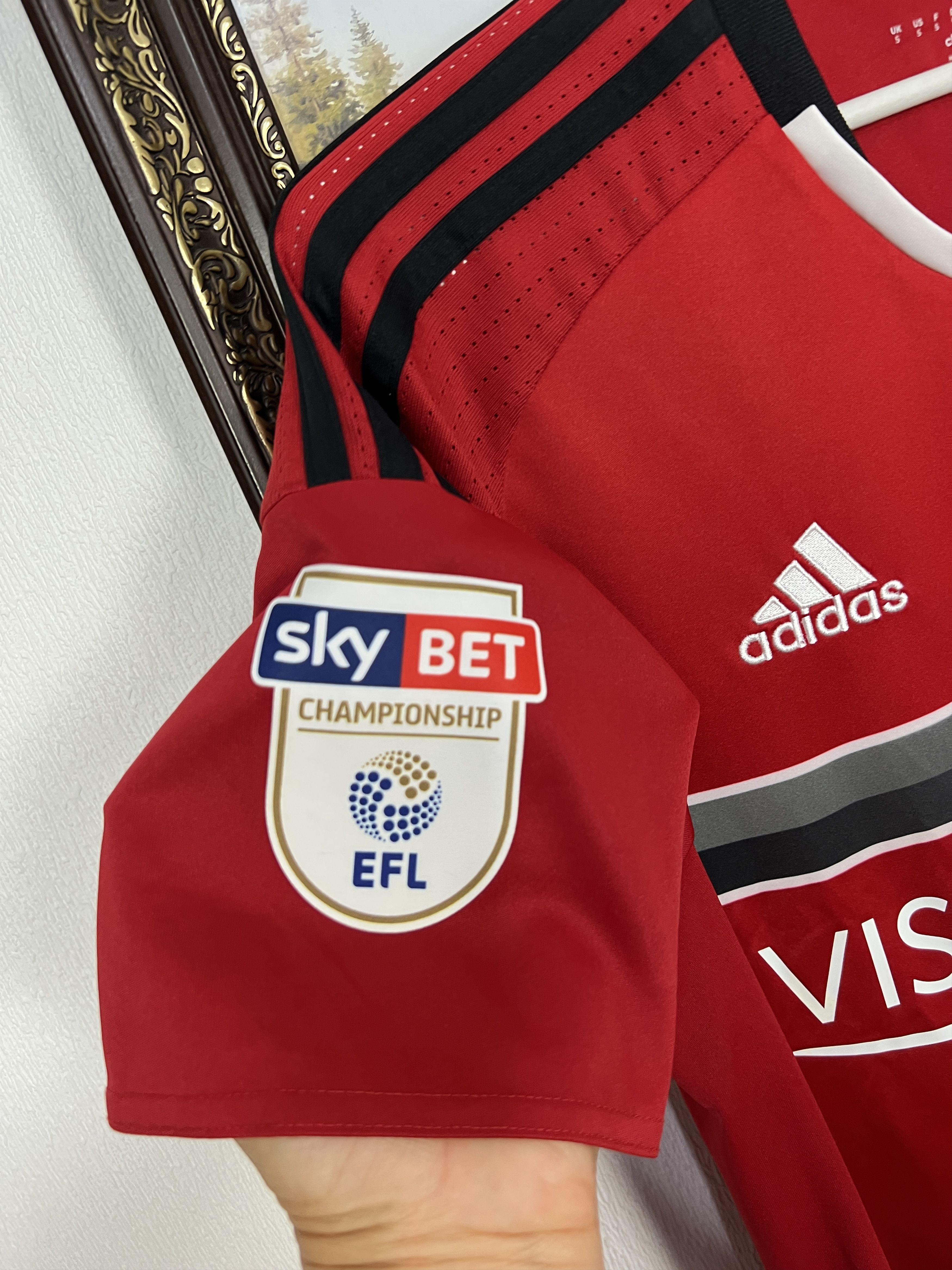 Adidas Fulham Third football shirt 2015 Soccer Adidas #24 Aluko Size US S / EU 44-46 / 1 - 5 Thumbnail