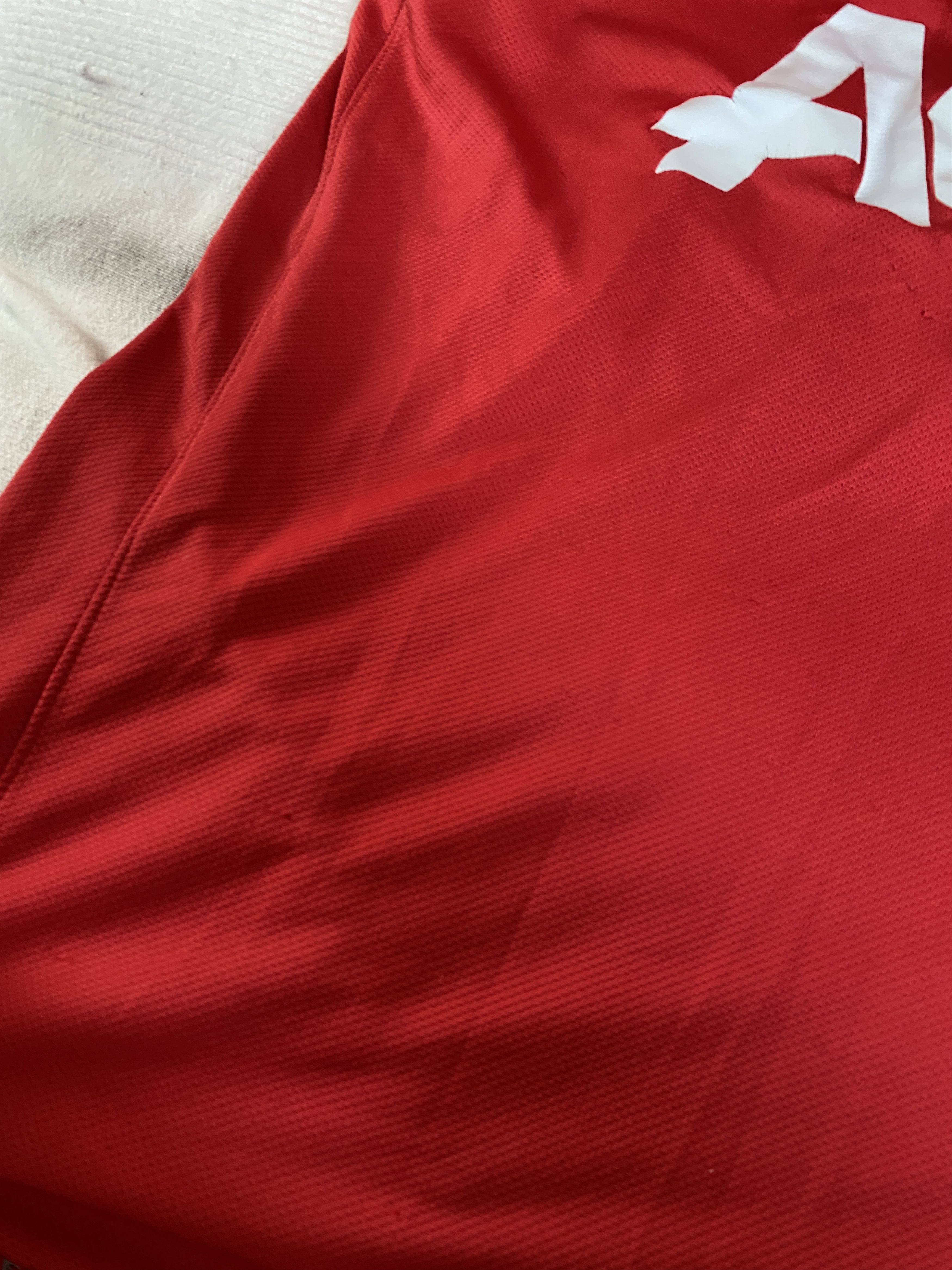 Nike MANCHESTER UNITED 2011/12 SOCCER HOME JERSEY #23 CLEVERLEY Size US L / EU 52-54 / 3 - 11 Thumbnail