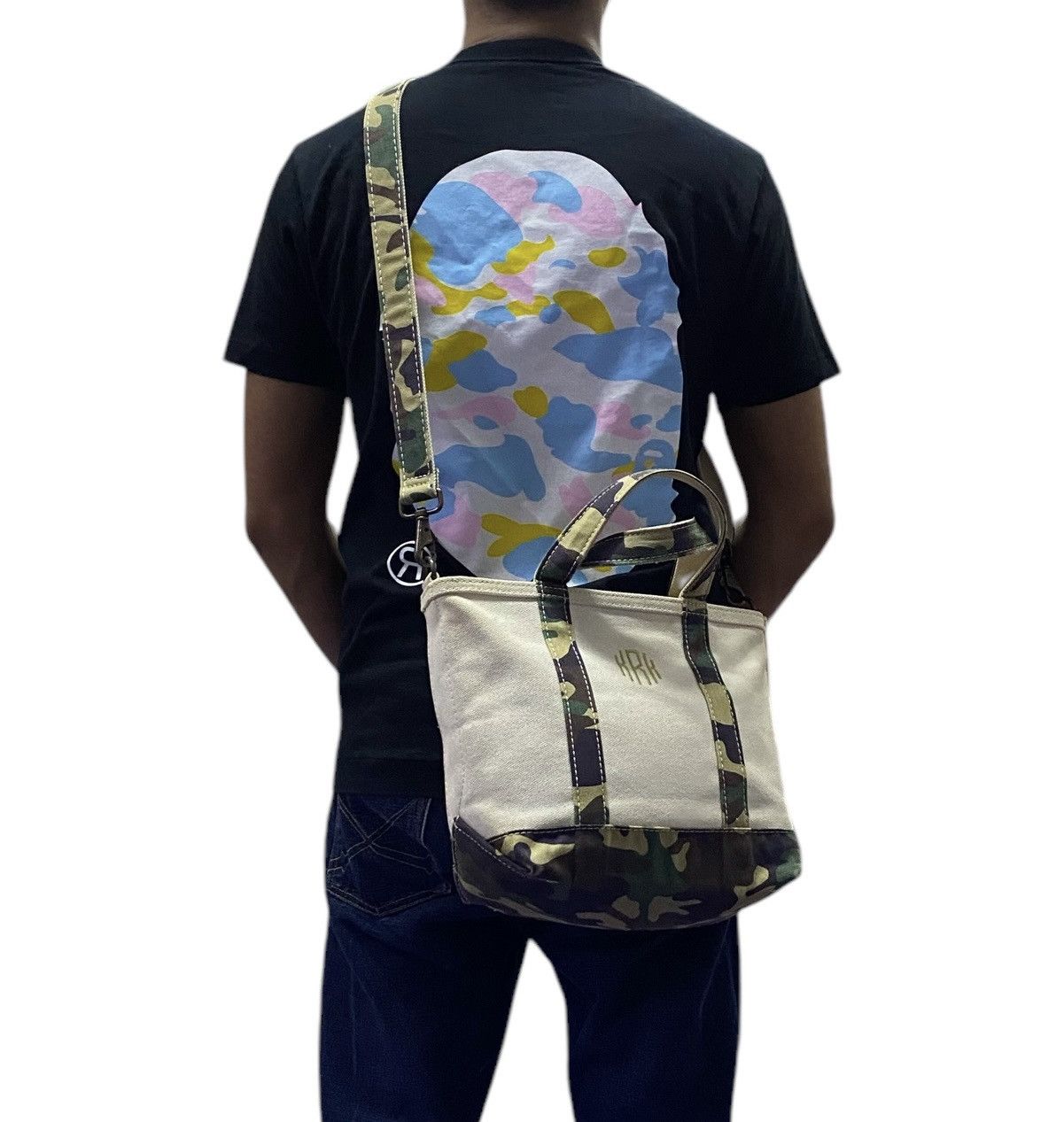 L.L. Bean × Vintage L.L.Bean “KRK” Camo Crossbody / Tote Bag Size ONE SIZE - 5 Thumbnail