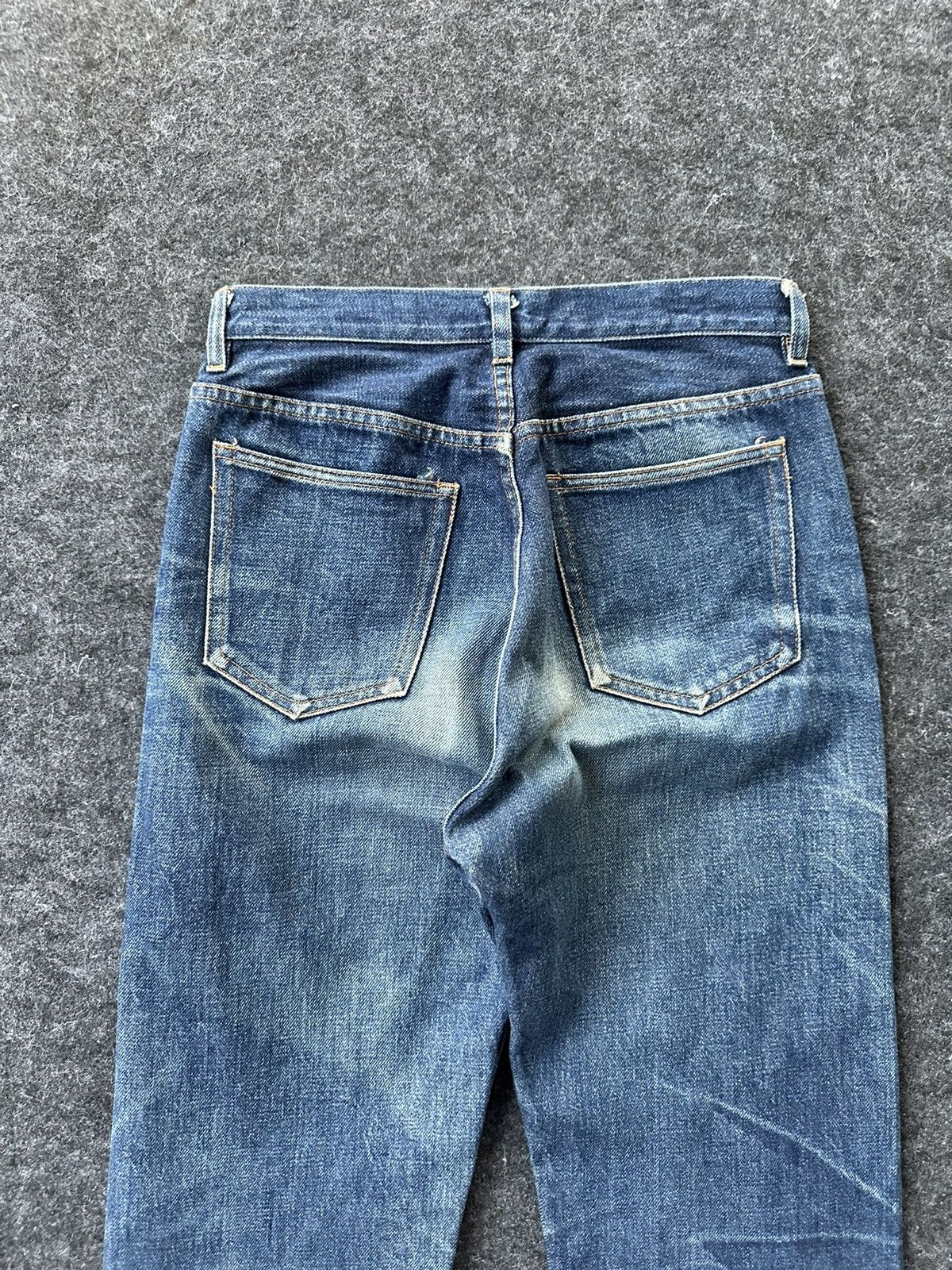 A.P.C. Vintage APC Selvedge Distressed Denim Waist 26 D379 Size US 26 / EU 42 - 6 Thumbnail