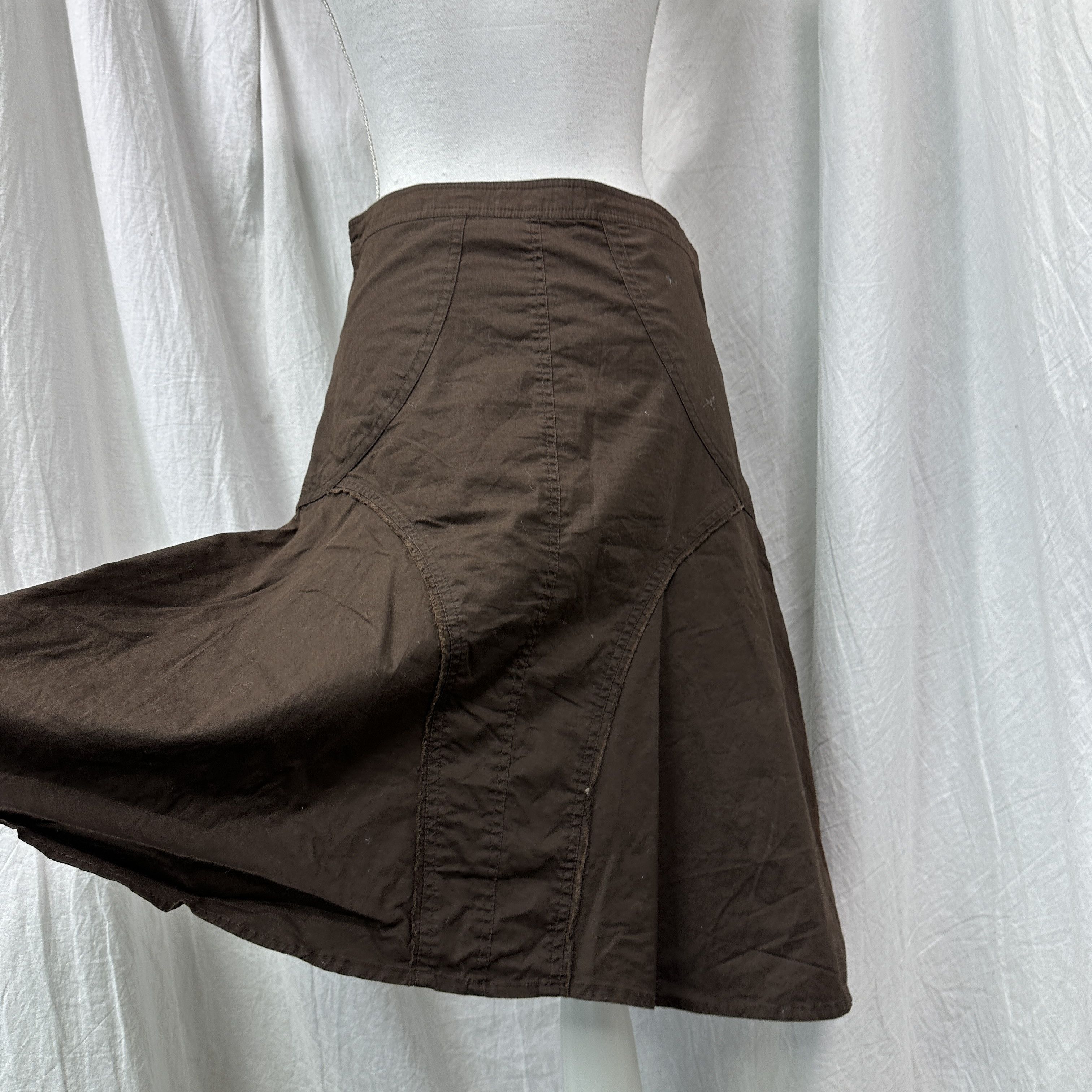 Vintage Vintage Avant Garde Grunge Morgan Midi Skirt Y2K Size 25" / US 0 / IT 36 - 6 Thumbnail