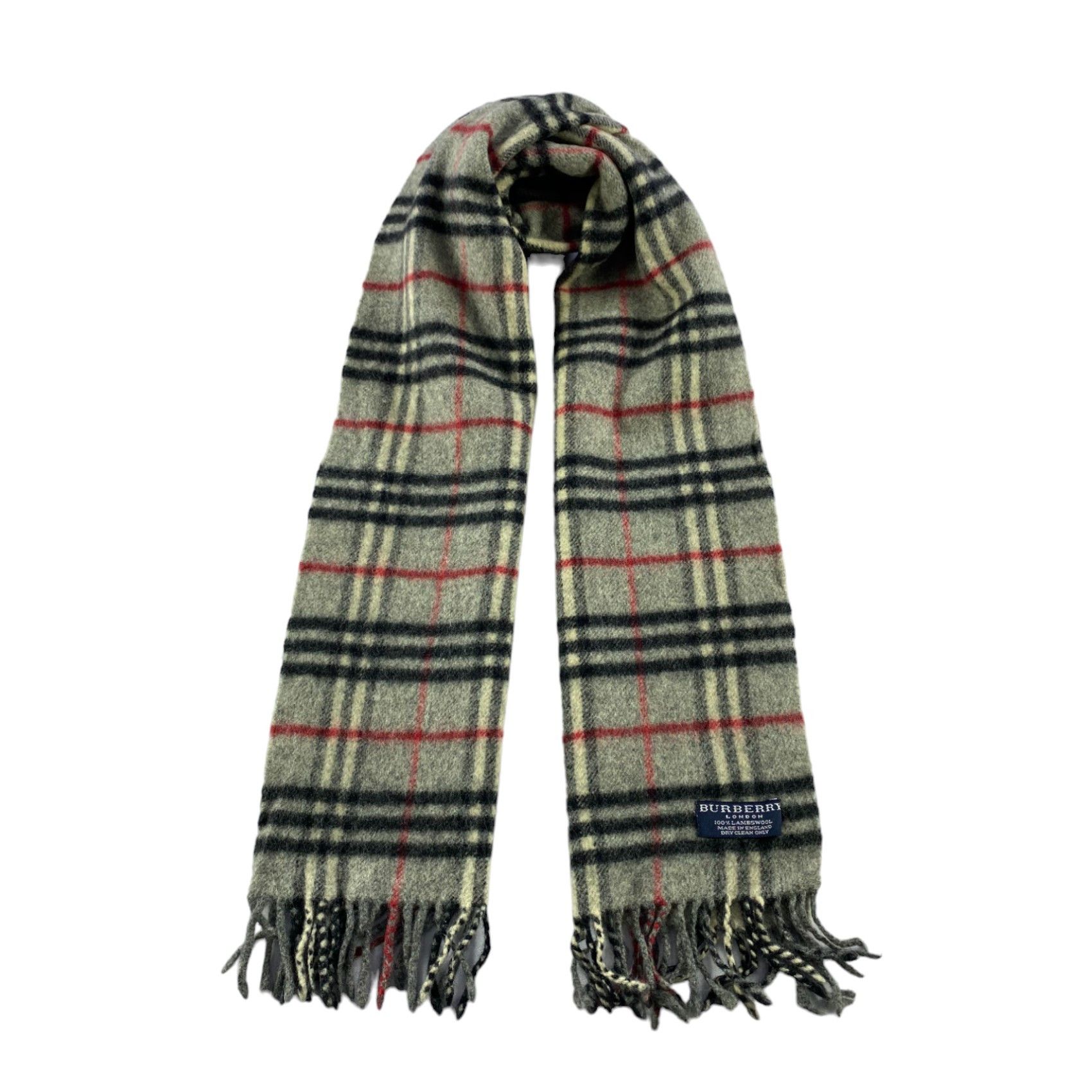 Burberry × Vintage Burberry Scarf / Muffler / Neckwear - WW1060 Size ONE SIZE - 1 Thumbnail