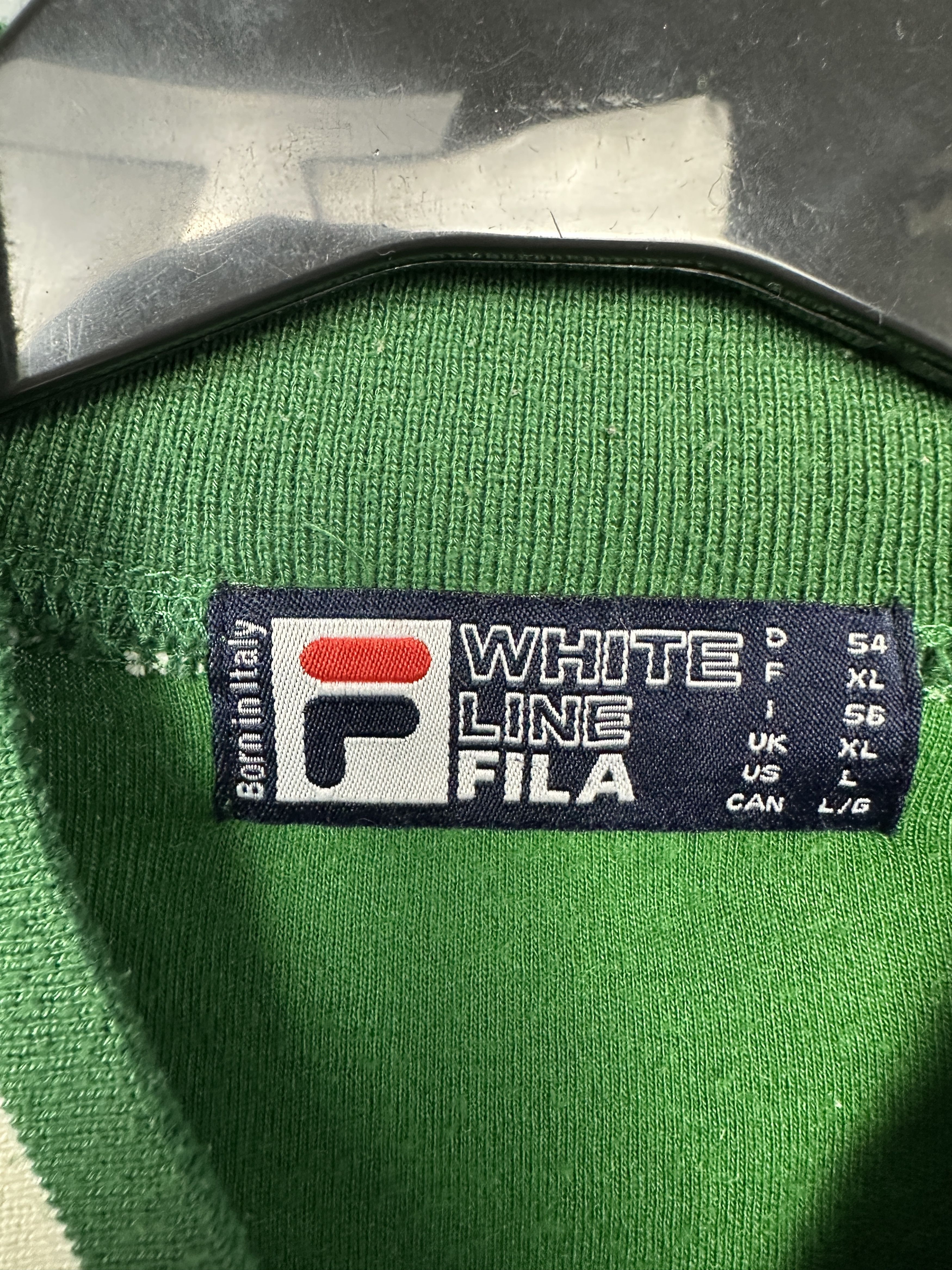 Fila Fila White Line Vintage Mens Wool Track Top Jacket Size US XL / EU 56 / 4 - 7 Thumbnail