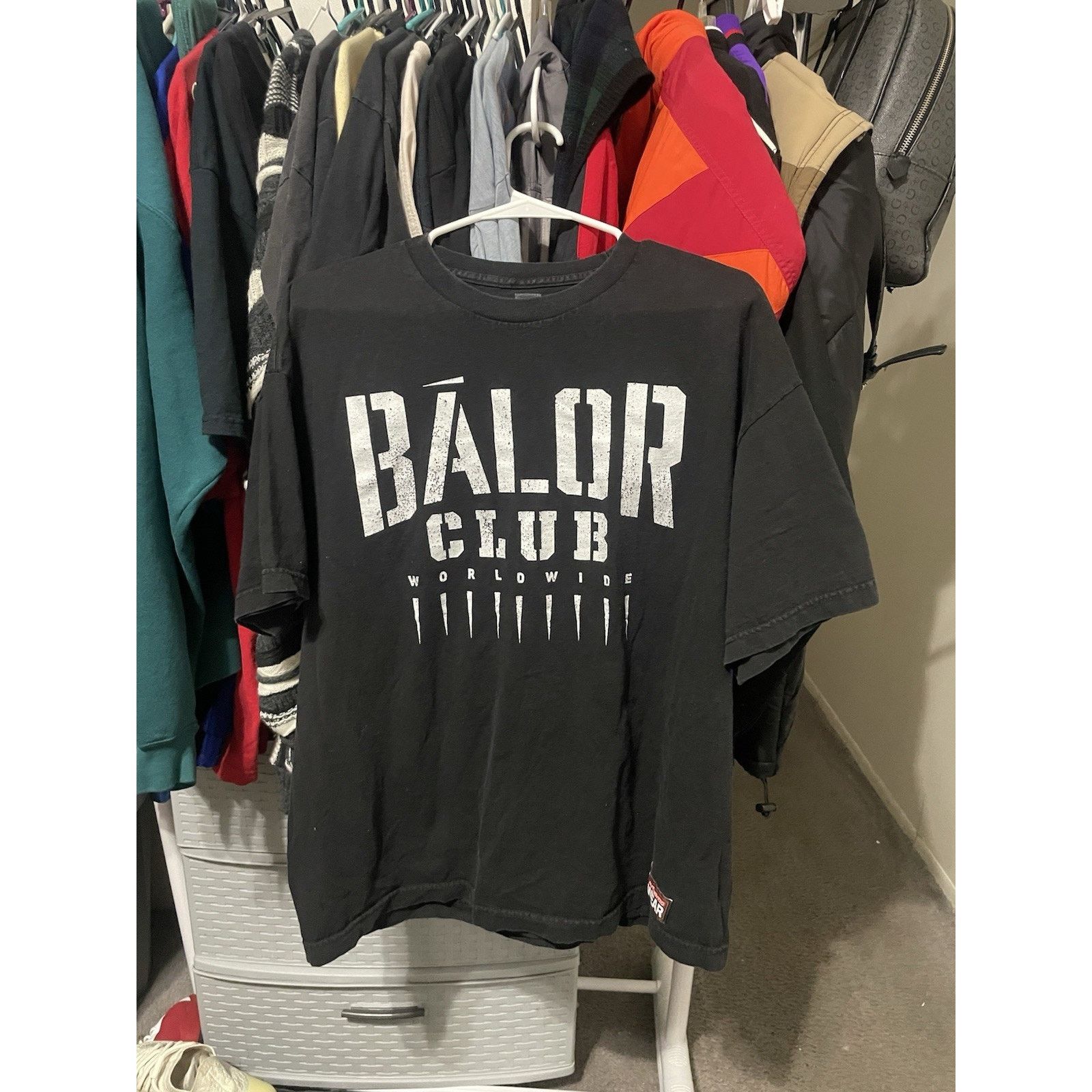 WWE Size XL- Authentic WWE Finn Balor CLUB Worldwide Shirt Black Size US XL / EU 56 / 4 - 1 Thumbnail