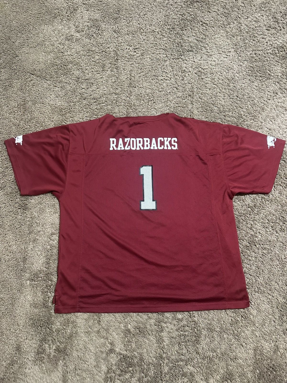 NCAA Vintage NCAA Arkansas Razorback jersey 00s size 2XL Size US XXL / EU 58 / 5 - 6 Thumbnail