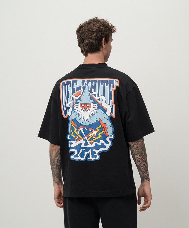 Off-White o1s22i1n1124 Crewneck T-Shirt in Black Size US S / EU 44-46 / 1 - 4 Thumbnail