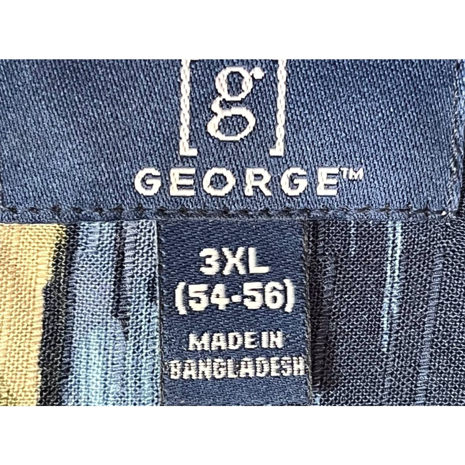 George George Hawaiian Shirt Men's 3XL Blue Beach Short Sleeve Button-Up Shirt Size US XXL / EU 58 / 5 - 5 Thumbnail