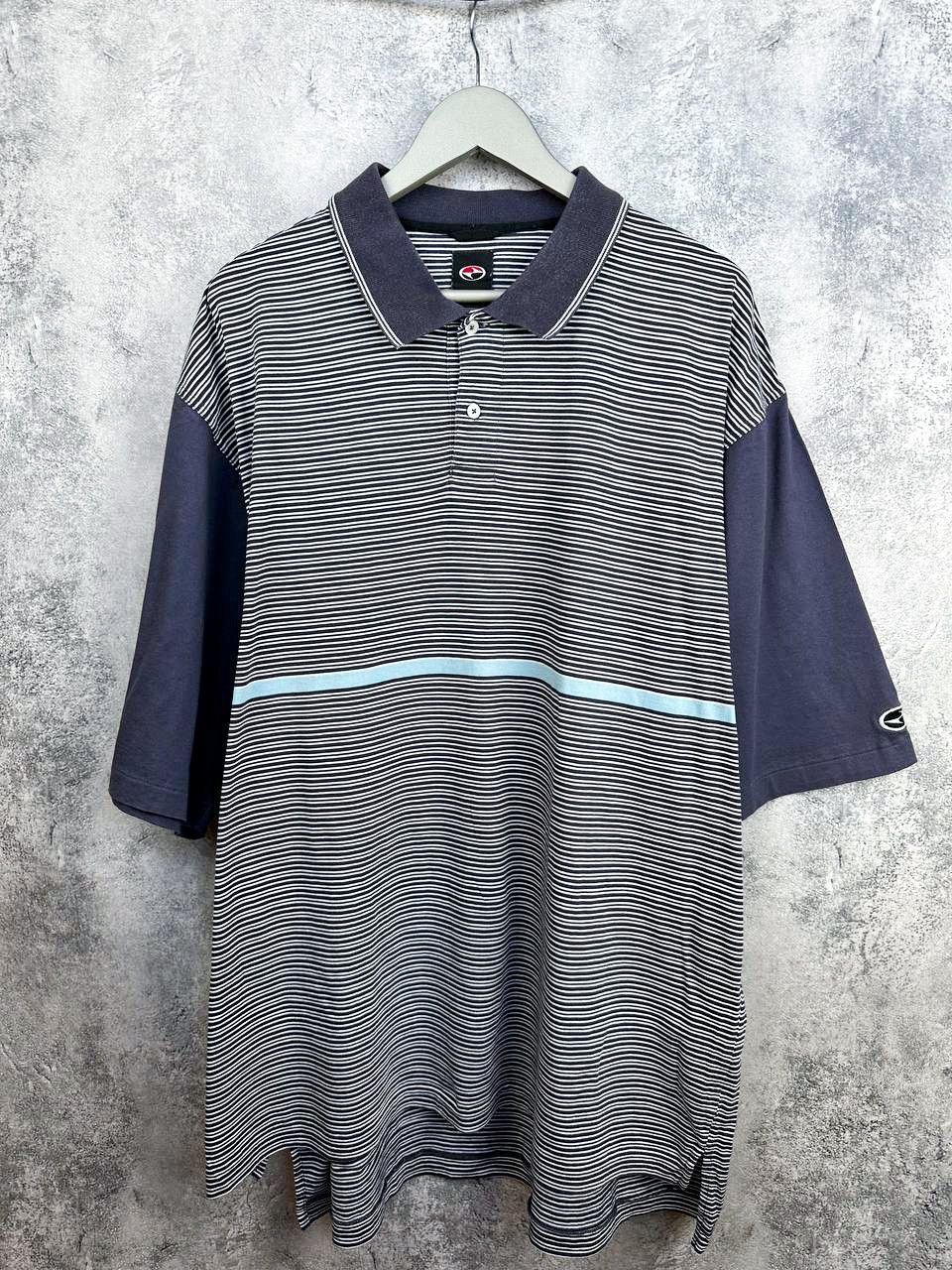 Nike × Tiger Woods Nike Tiger Woods 90s Yin Yang Slam Logo Striped Polo Shirt Size US XXL / EU 58 / 5 - 1 Thumbnail