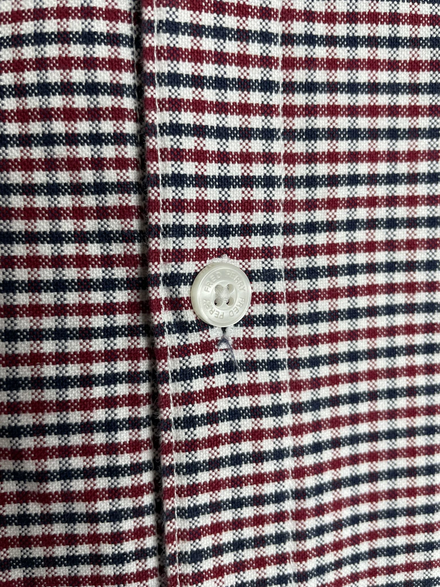 Fred Perry Fred Perry 3 Colour Oxford Gingham Shirt Size US M / EU 48-50 / 2 - 5 Thumbnail