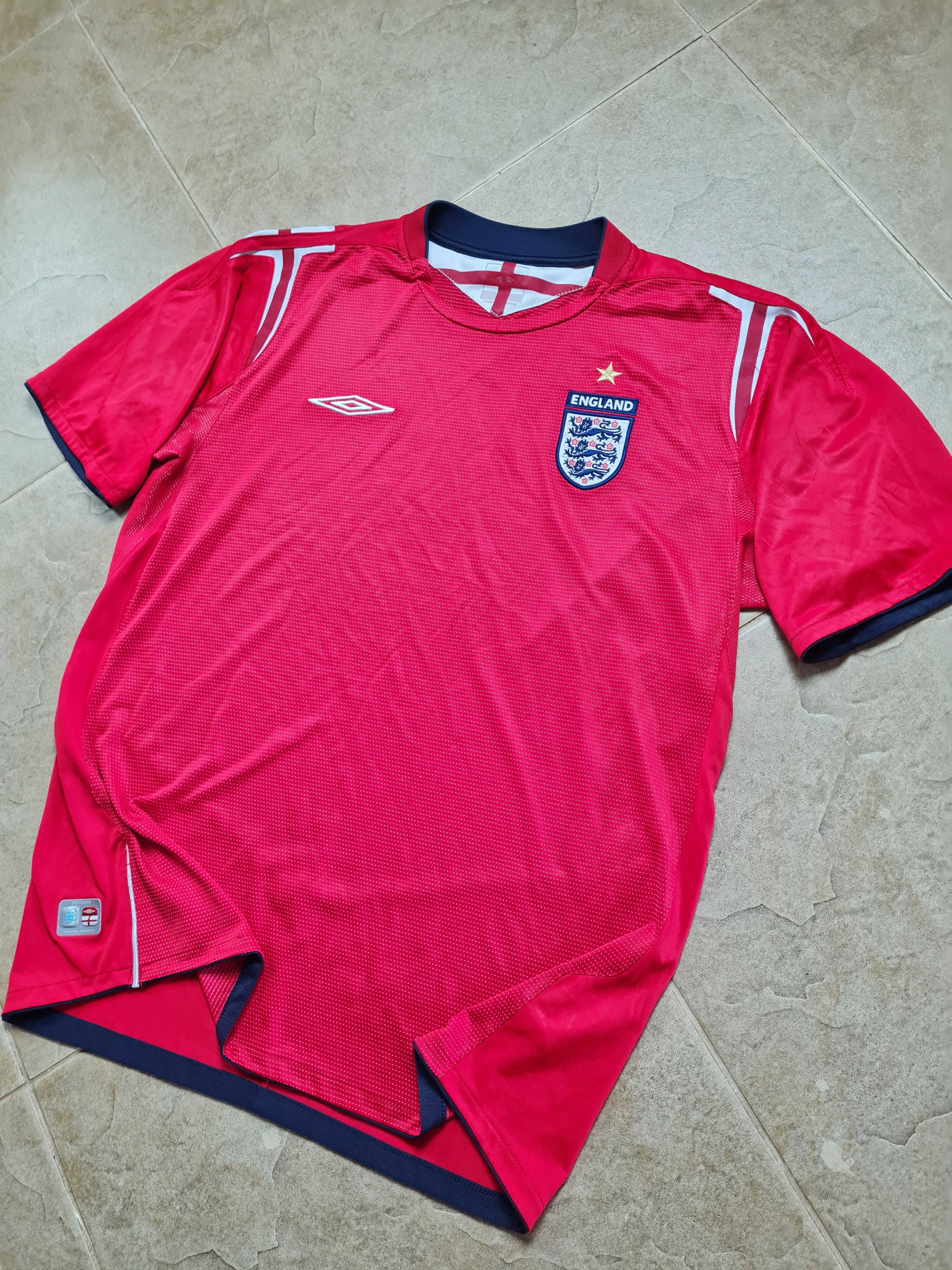 Umbro Soccer Shirt England Umbro 2004/05 Away Football Jersey Kit Size US L / EU 52-54 / 3 - 2 Thumbnail