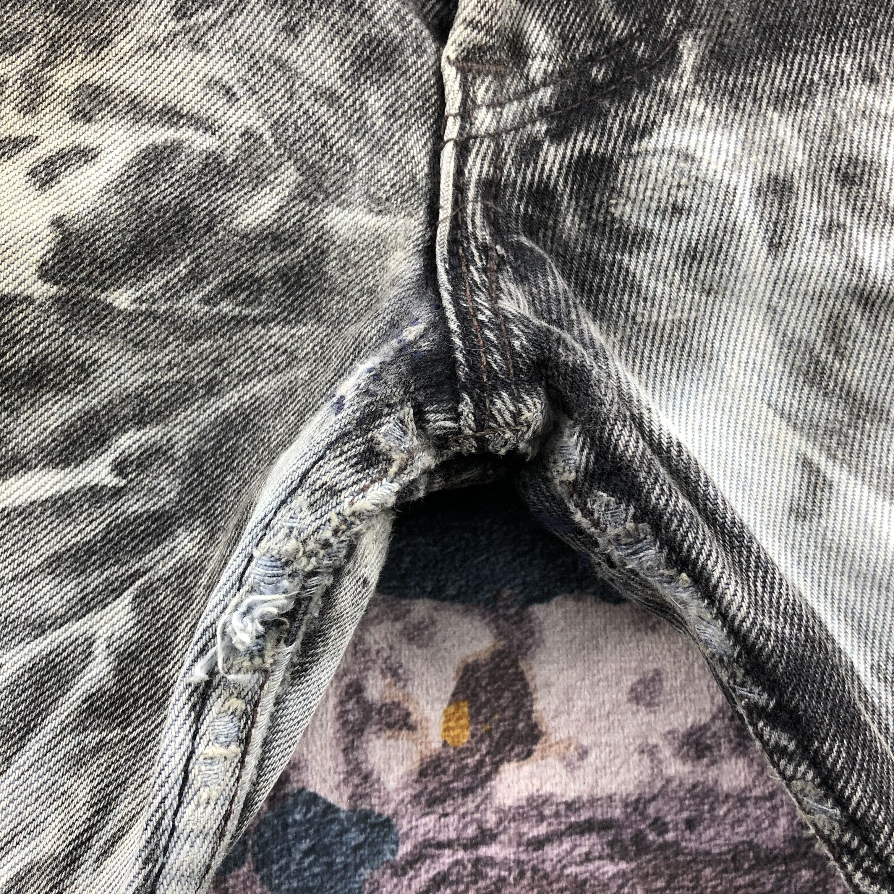 Levi's Vintage 90s Bleached Levis 501 Jeans-JM2512 Size US 34 / EU 50 - 11 Thumbnail