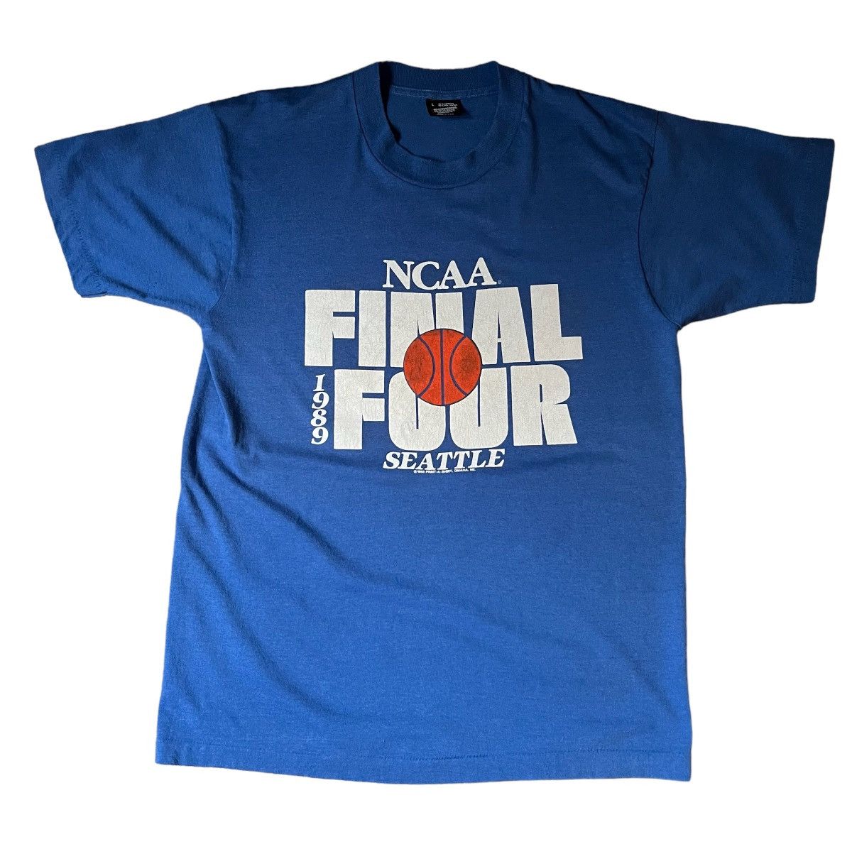 NCAA × Vintage 1989 NCAA Final Four Seattle Screen stars T shirt size L Size US L / EU 52-54 / 3 - 7 Thumbnail
