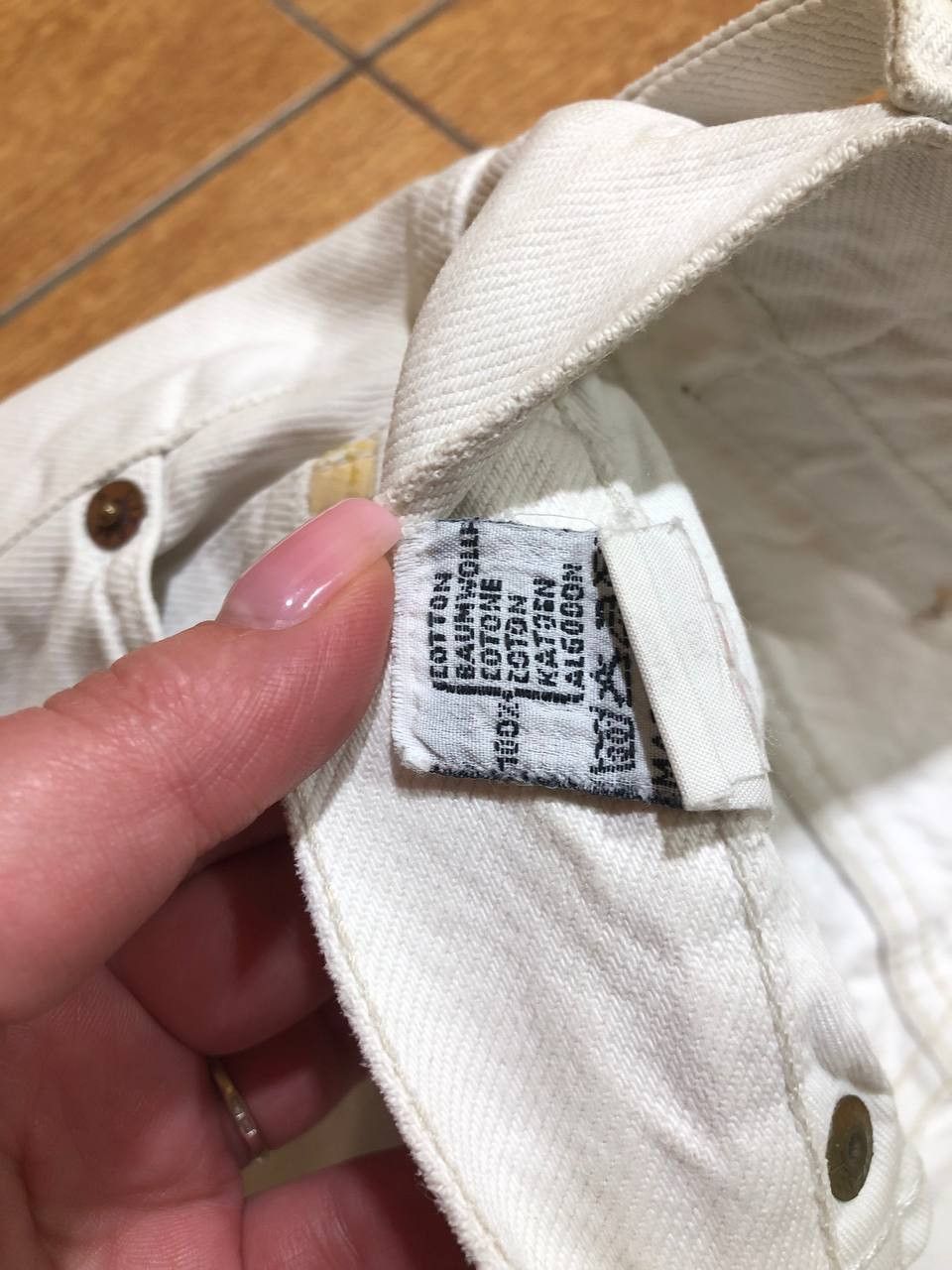Diesel VTG Diesel Saddle Basic Tapered White Denim Jeans shorts Size US 29 - 4 Thumbnail