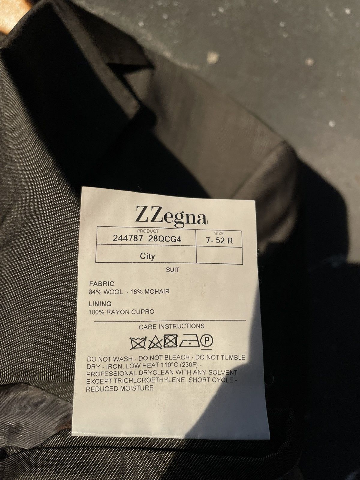 Ermenegildo Zegna × Z Zegna Z Zegna Suits City Classic Blazer/Pants Wool Luxury RARE Size 52R - 17 Thumbnail