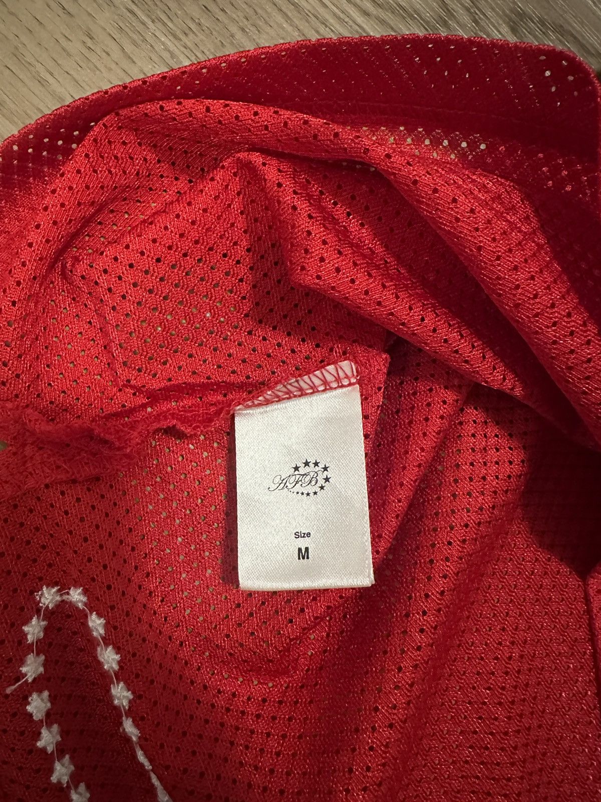 Other AFB Red Mesh Star Jersey Size US M / EU 48-50 / 2 - 6 Thumbnail