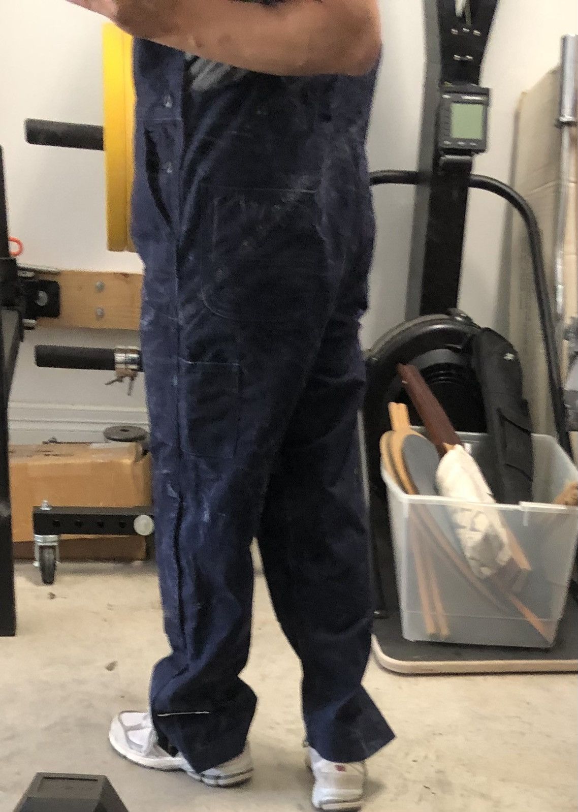 Carhartt × Vintage Carhartt Double Knee Bib Overalls fire fr - Size 36x30 Size US 36 / EU 52 - 9 Thumbnail