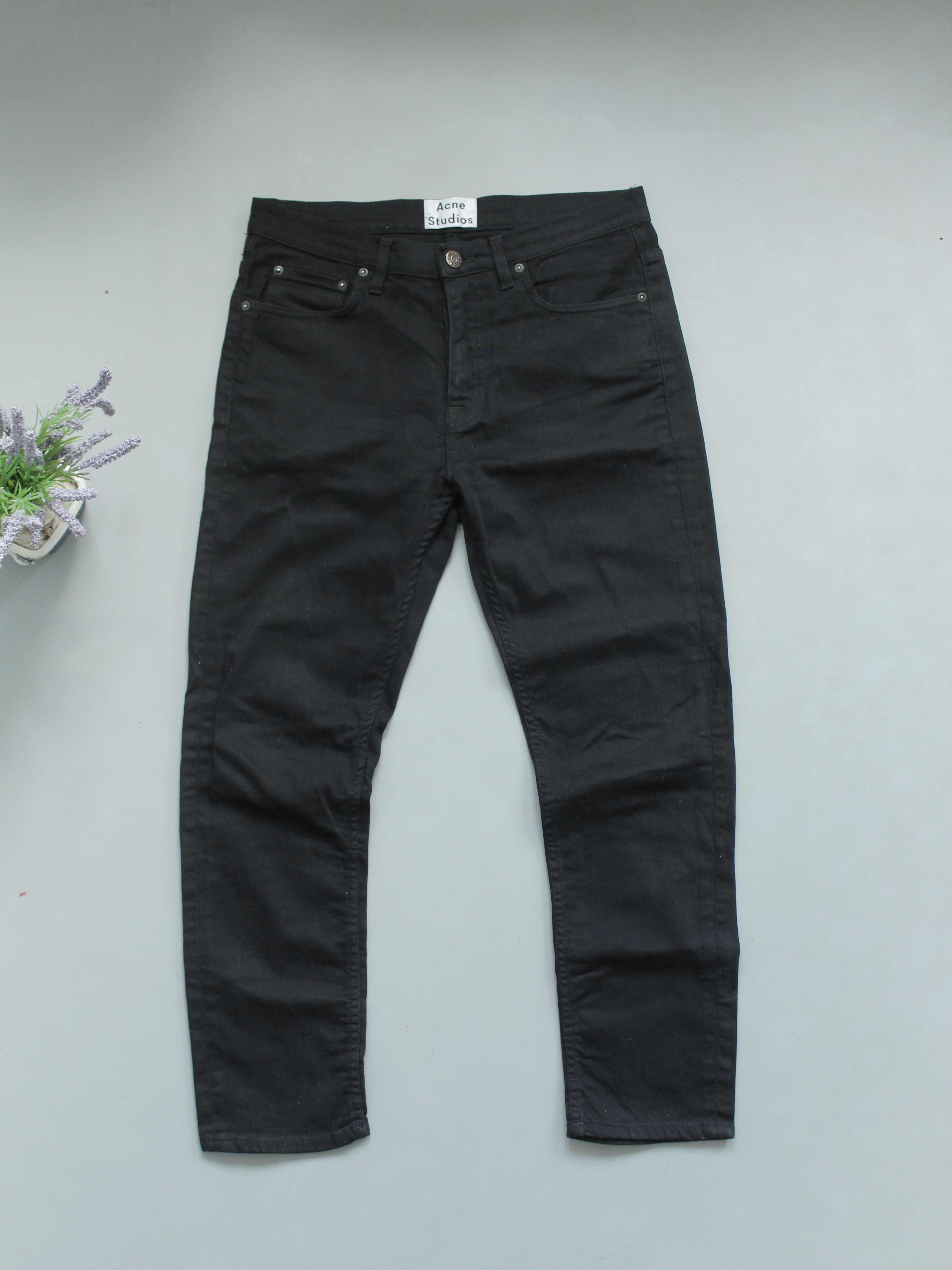 ACNE STUDIOS TOWN STAY CASH BLACK JEANS