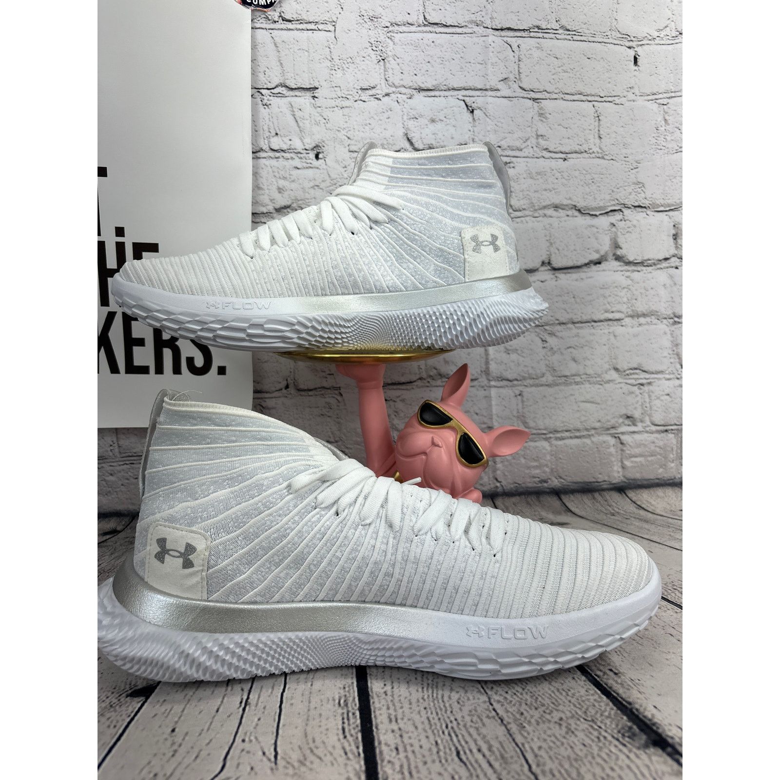 Under Armour Under Armour Flow Futr X Elite Knit Basketball Shoes Mens 14 Size US 14 / EU 47 - 6 Thumbnail
