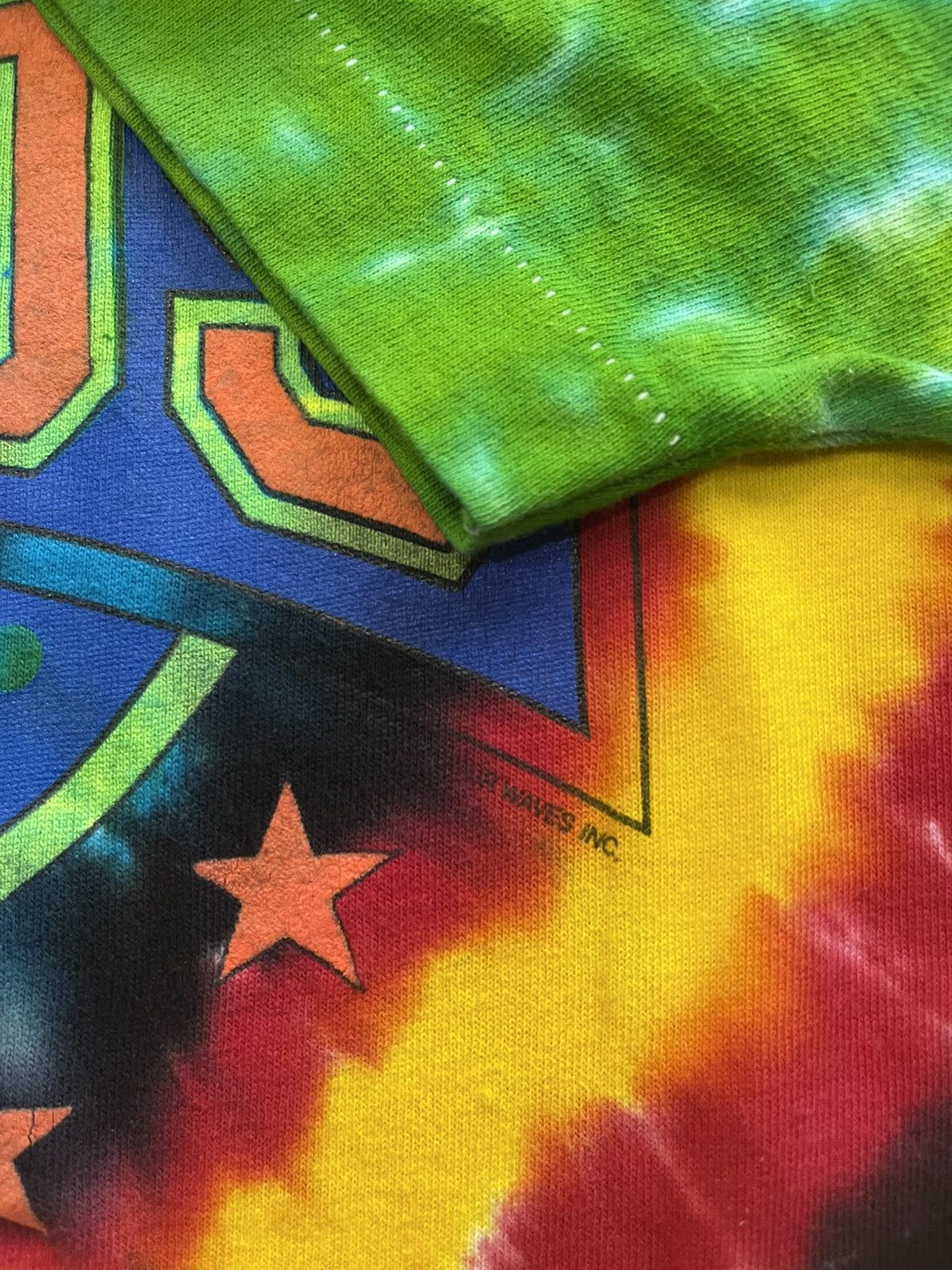 Vintage VINTAGE 90s Tie Dye JESUS EVERLASTING LIFE T-Shirt XL Size US XL / EU 56 / 4 - 4 Thumbnail