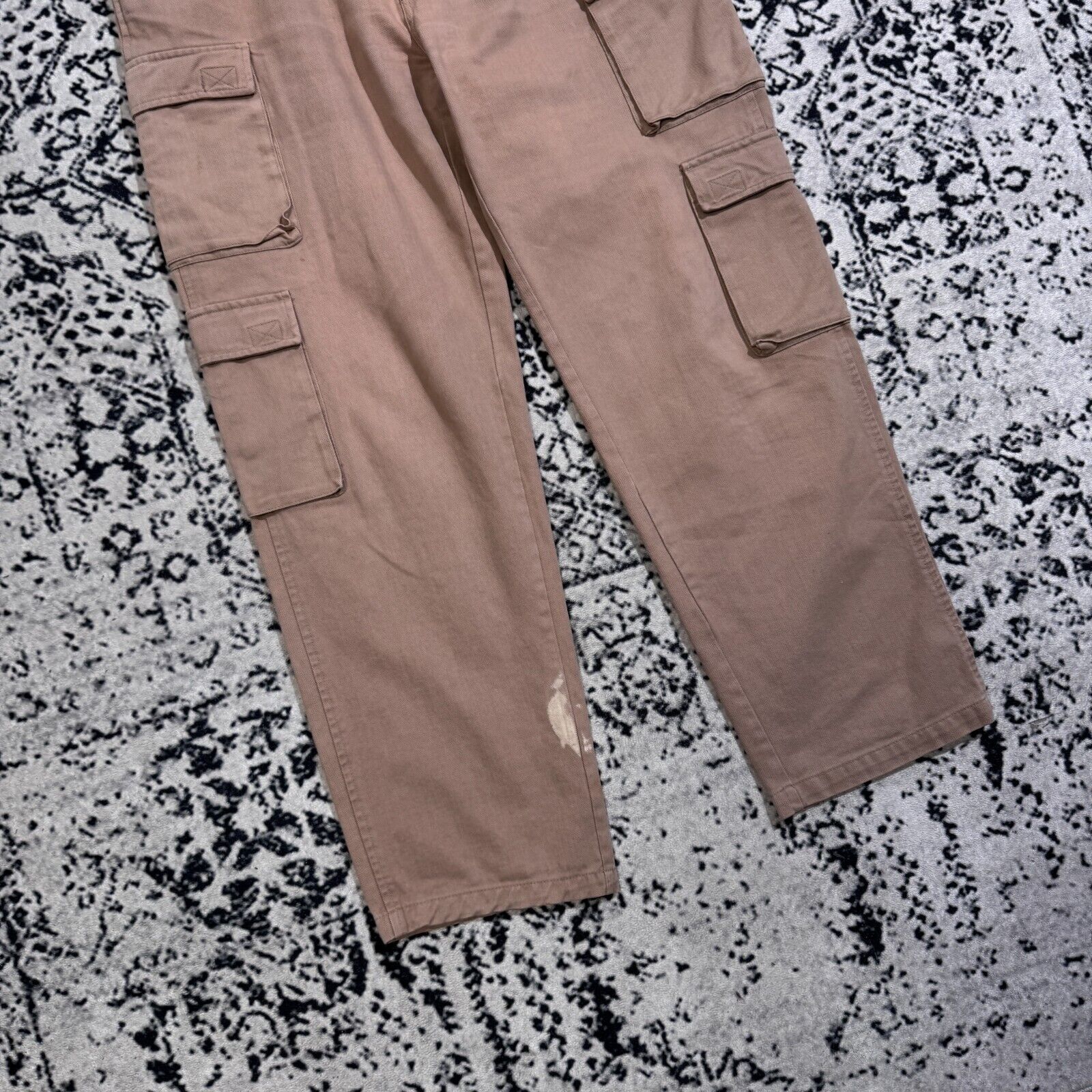 Vintage Vintage Unisex Beige Cotton Cargo Pants Size W38 Y2K 90s Size US 38 / EU 54 - 4 Thumbnail