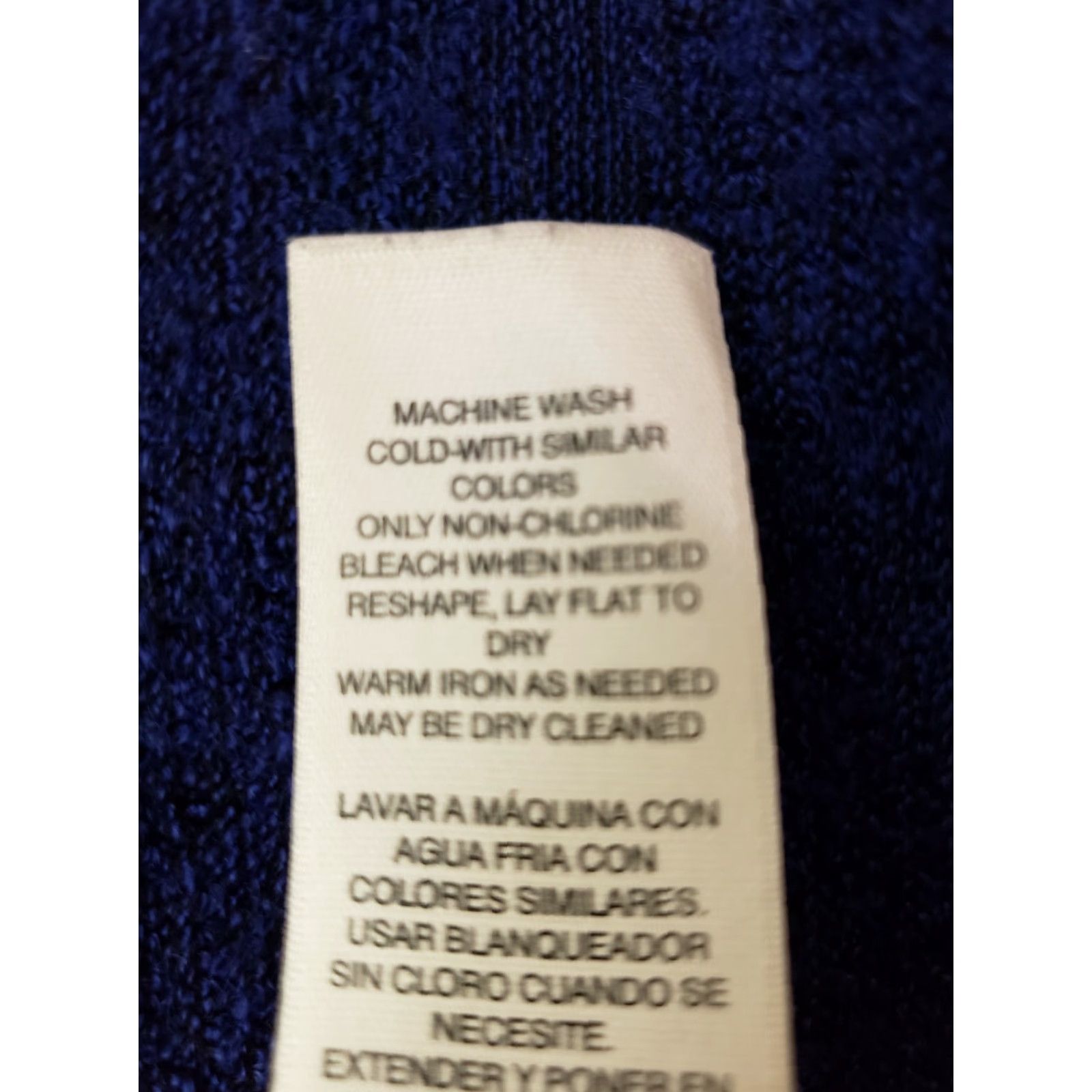 Vintage Chico's Cardigan Women Dark Blue 3/4 Bell Sleeve Open Front Lightweight Longer Length Pockets Size 2 Sz 2 Cardigan Size XS / US 0-2 / IT 36-38 - 6 Thumbnail
