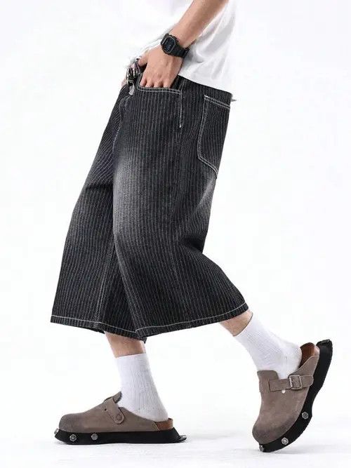 Jean × Vintage Vintage RETRO 90s denim jeans jorts shorts Size US 36 / EU 52 - 3 Thumbnail