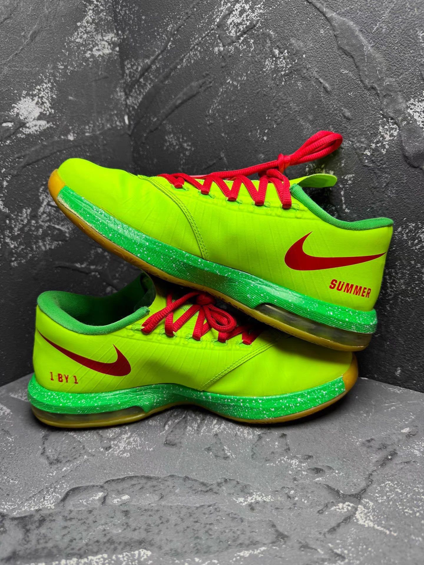 Nike Nike KD6 ID Green Snake Green & Red Q10 Size US 7 / EU 40 - 4 Thumbnail