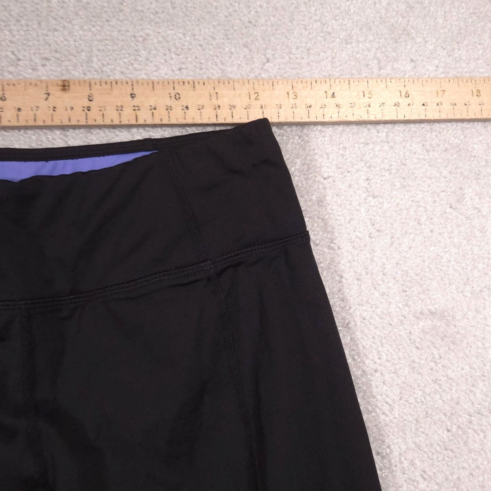 Calvin Klein Calvin Klein Performance Capri Leggings Womens M Black Quick Dry Colorblock Capris Activewear Slim Yoga Running Gym Training Size 32" / US 10 / IT 46 - 5 Thumbnail