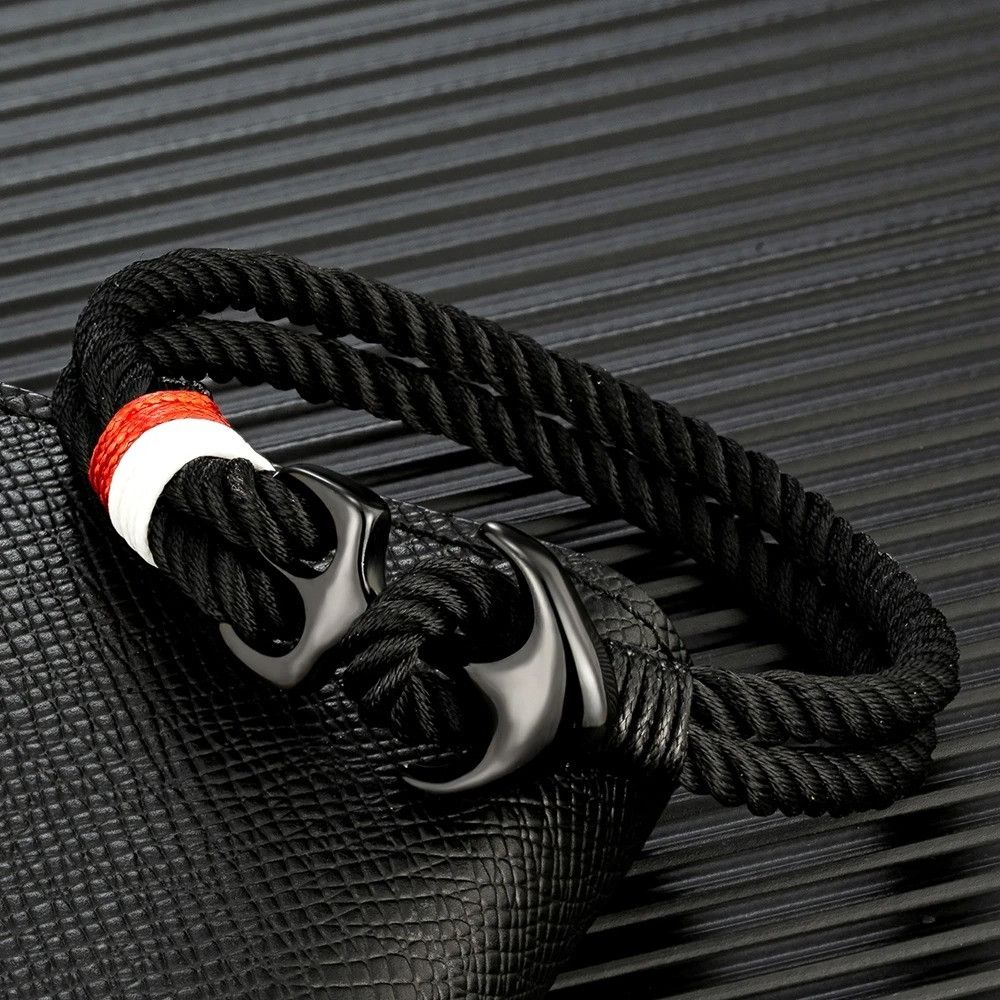 Vintage Waterproof Surfer Anchor Rope Bracelet Size ONE SIZE - 1 Thumbnail
