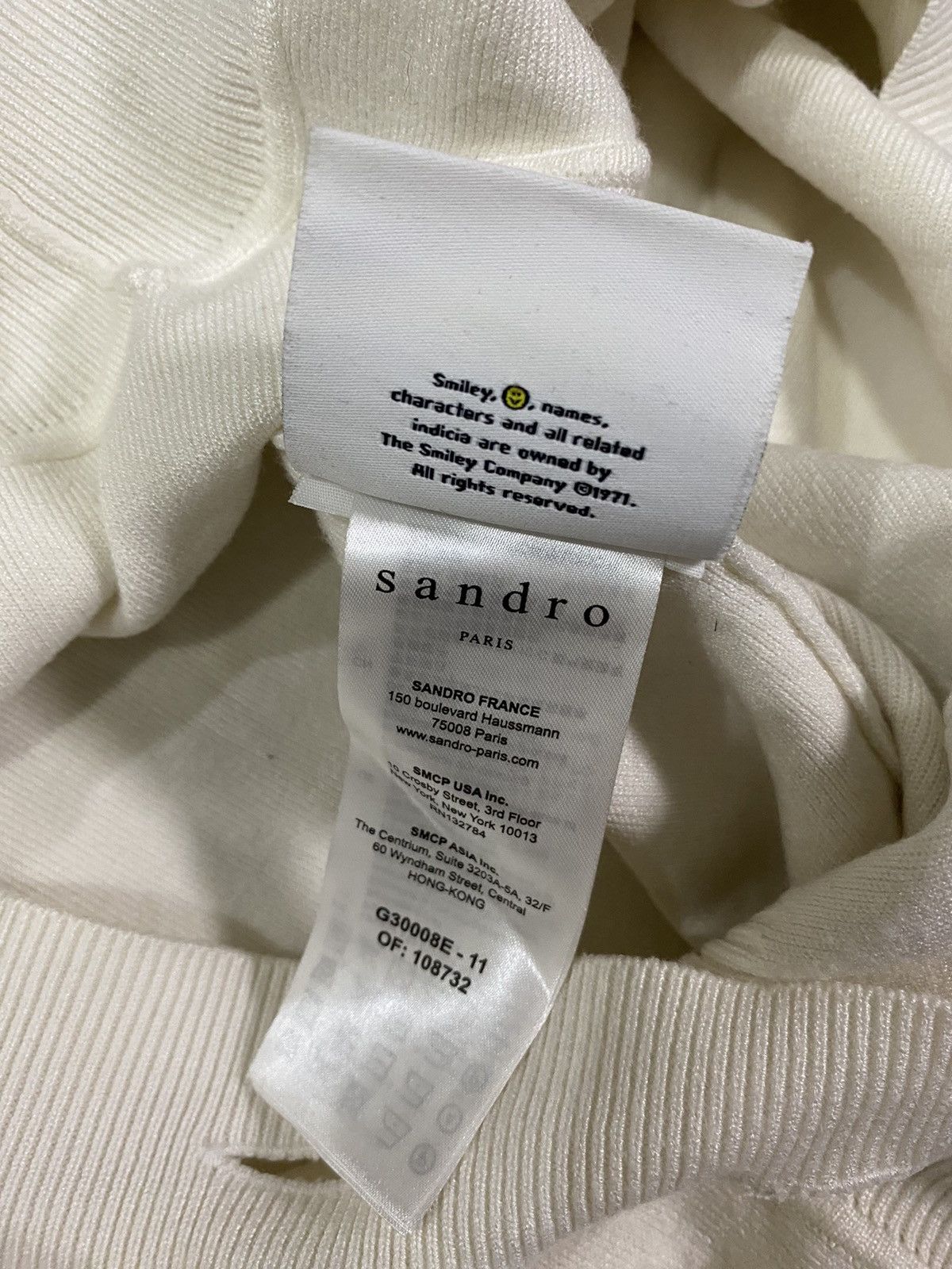 Sandro Sandro x Smiley Cardigan Size S / US 4 / IT 40 - 6 Thumbnail