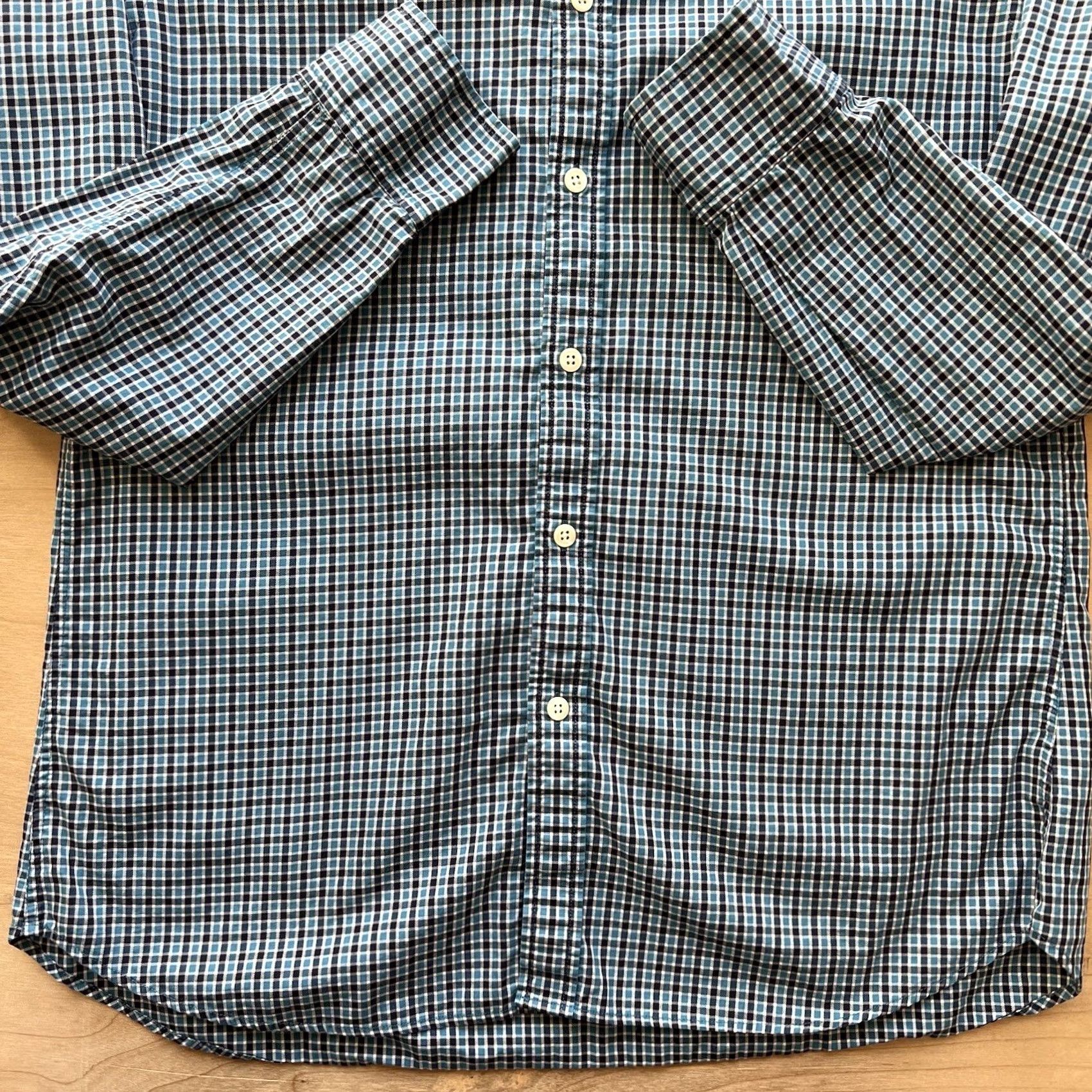 Vintage J Press Shirt Large Blue Collared Button Up Long Sleeve Chicago Illinois Size US L / EU 52-54 / 3 - 5 Thumbnail