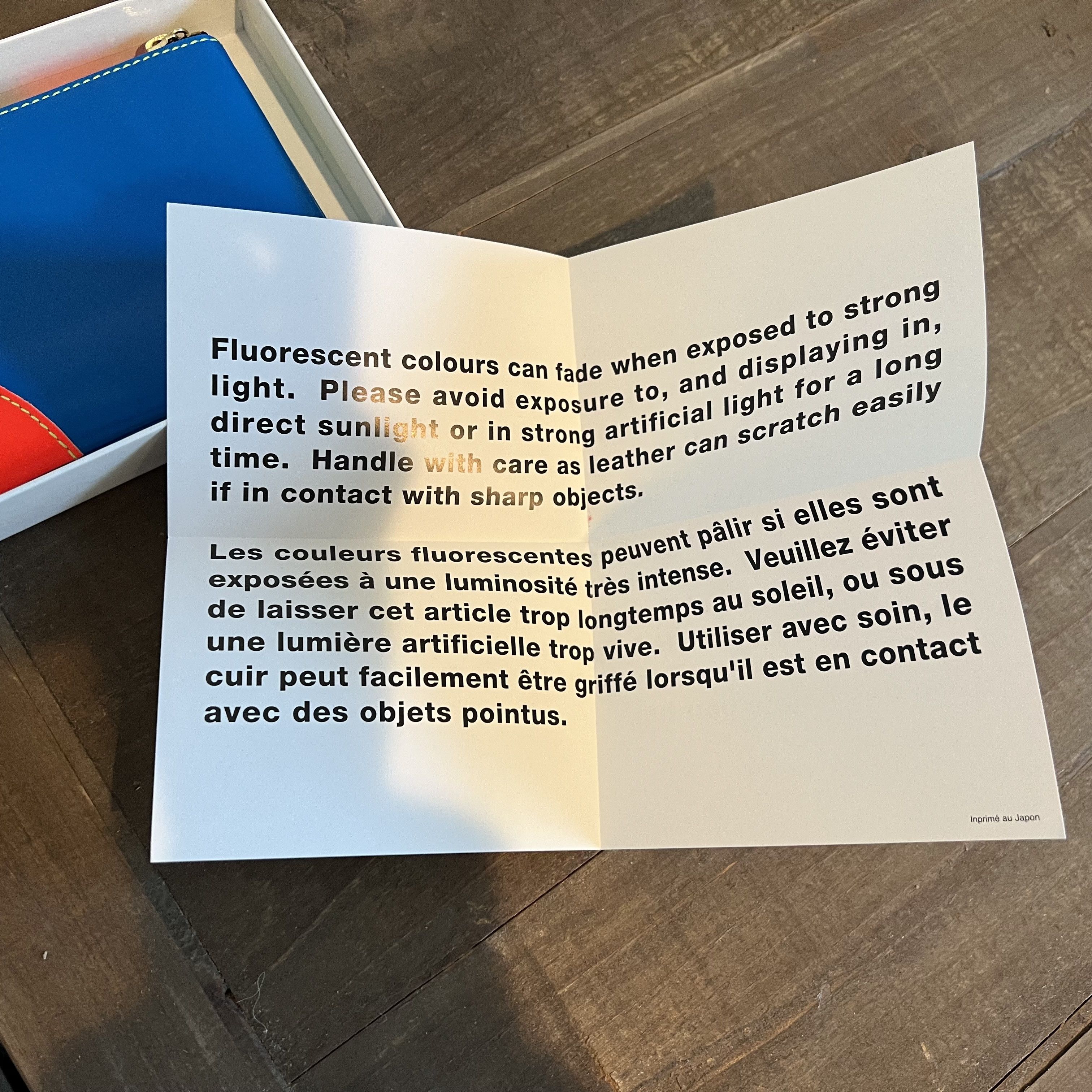 Comme des Garcons Super Fluo Zip Pouch - Green/Orange/Blue (SA8100SF) Size ONE SIZE - 6 Thumbnail