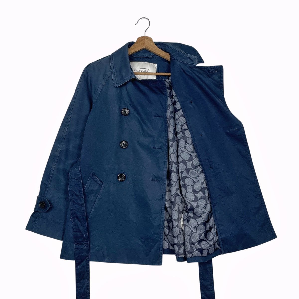 Coach Coach Double Breasted Trenchcoat Size S / US 4 / IT 40 - 9 Thumbnail