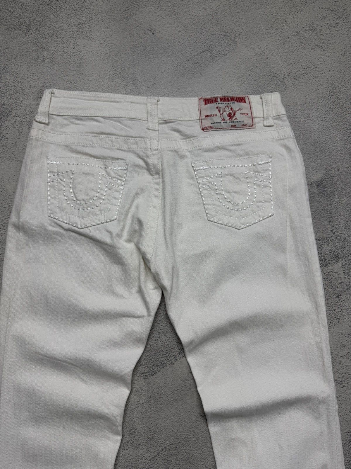 True Religion Vintage Y2k True Religion 🤍 USA Denim Jeans 90’s Size 34" / US 12 / IT 48 - 4 Thumbnail