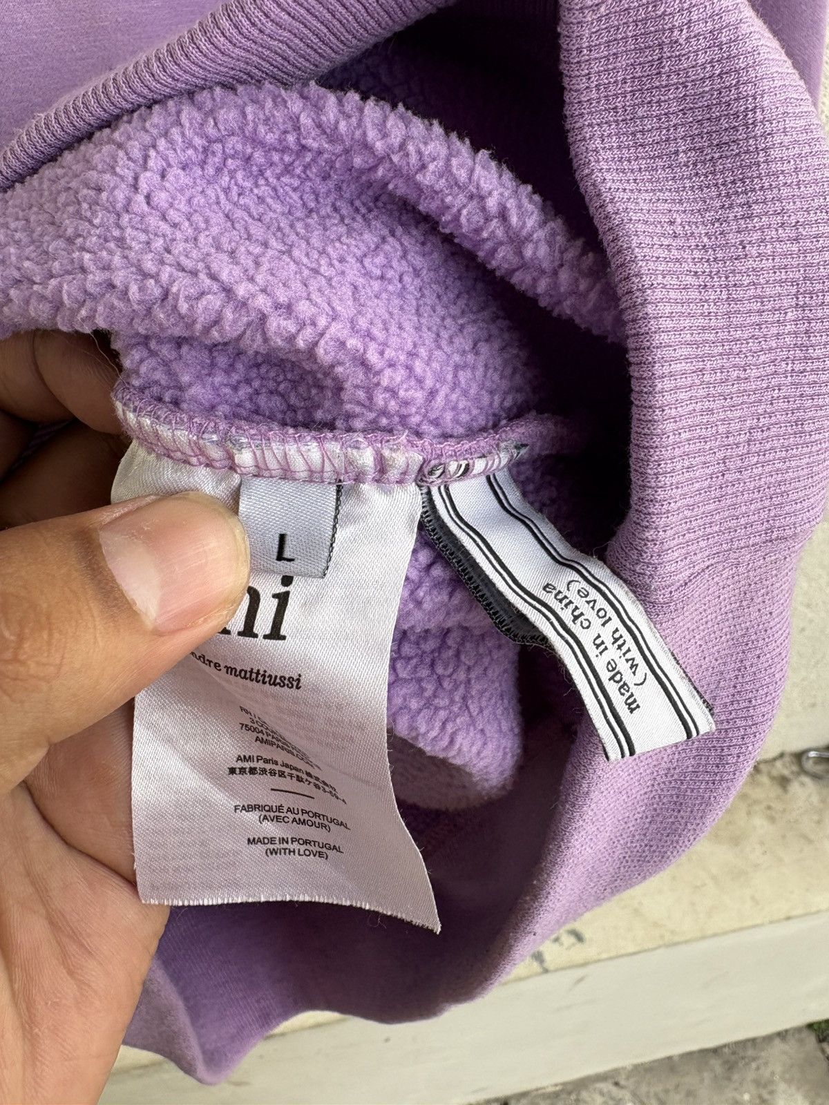 AMI Ami Paris Sweatshirt embroidery logo Size US L / EU 52-54 / 3 - 7 Thumbnail