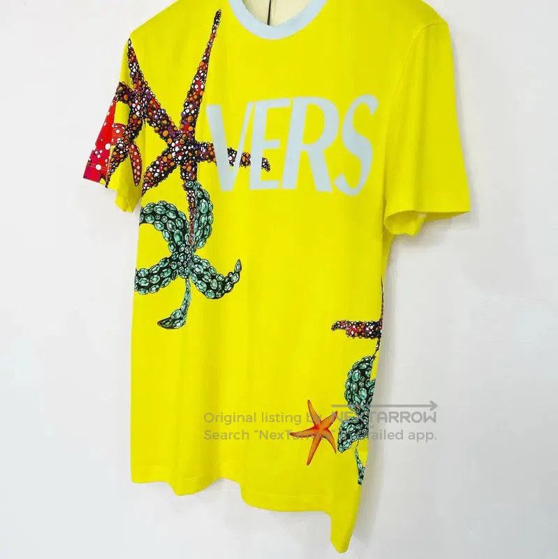 Versace Versace Men's Summer Yellow Short Sleeve T-Shirt . Size US L / EU 52-54 / 3 - 3 Thumbnail