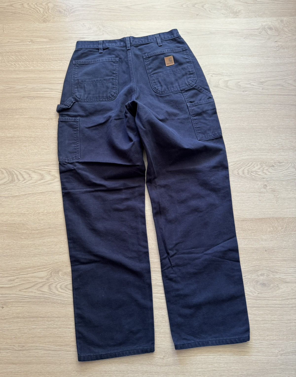 Carhartt Vintage Carhartt Navy Carpenter Dungaree Fit Baggy Pants Size US 33 - 6 Thumbnail