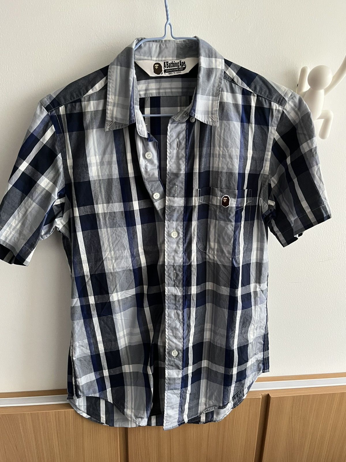 Bape Bape Flannel short sleeve shirt Size US S / EU 44-46 / 1 - 1 Thumbnail