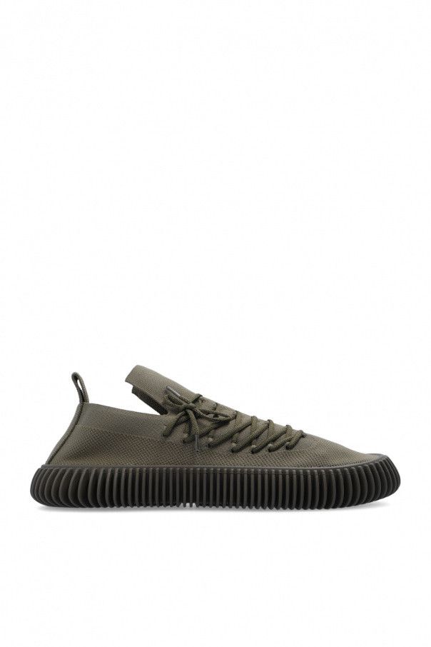 image of Bottega Veneta O1Loc1C0124 Ripple In Green Shoes, Men's (Size 9)